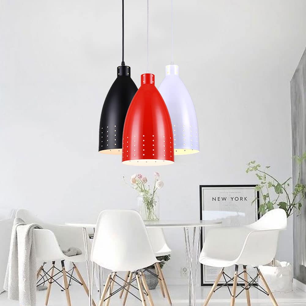 Modern Simple Metal Chandelier - Creative Hollow Wrought Iron Hanging Light Fixture with E27 Socket for Ceiling - Perfect for Living Room, Restaurant, Cafe & Bedroom Decoration Pendant Lighting
