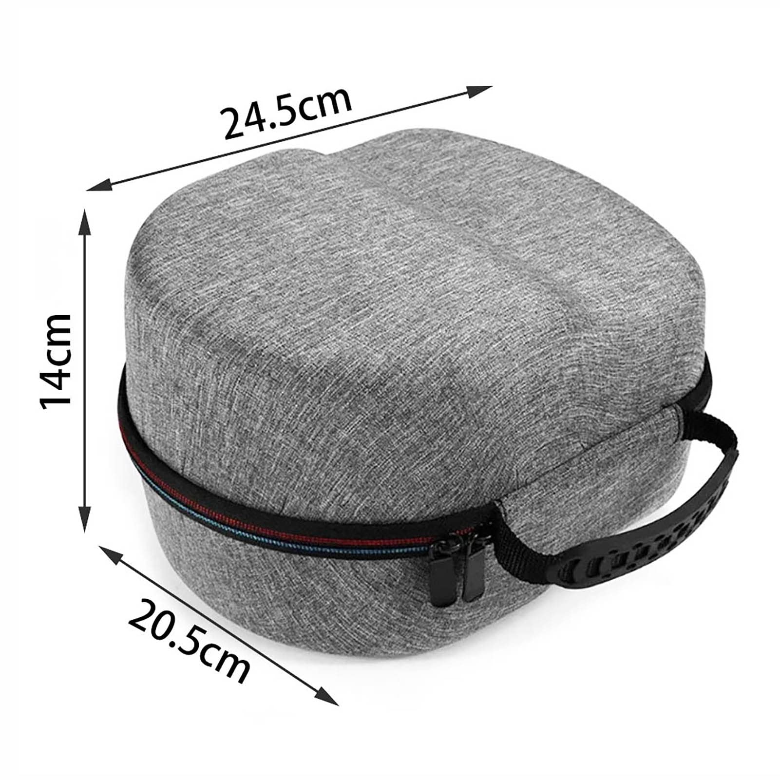 YORKING VR Glasses Carry Case for Oculus Quest 2 - Protective Storage Bag Travel Pouch with Hard Shell Box, Headset Accessories Organizer (Grey) - Perfect for Travel, Home Storage & VR Gaming Protection