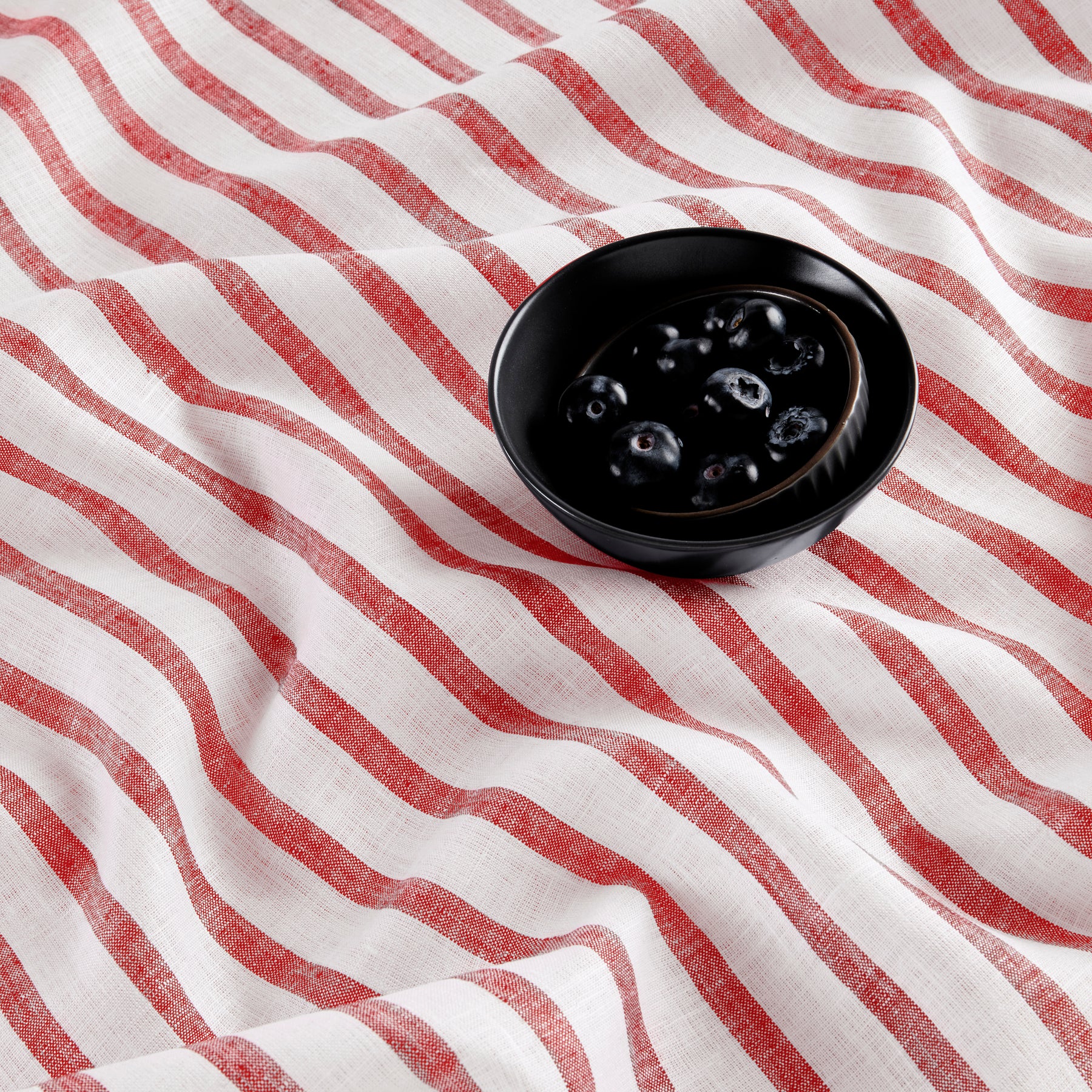 Madison Stripe Table Throw - Stylish Cotton Tablecloth for Dining Room & Kitchen Decor - Perfect for Parties, Holidays & Everyday Use