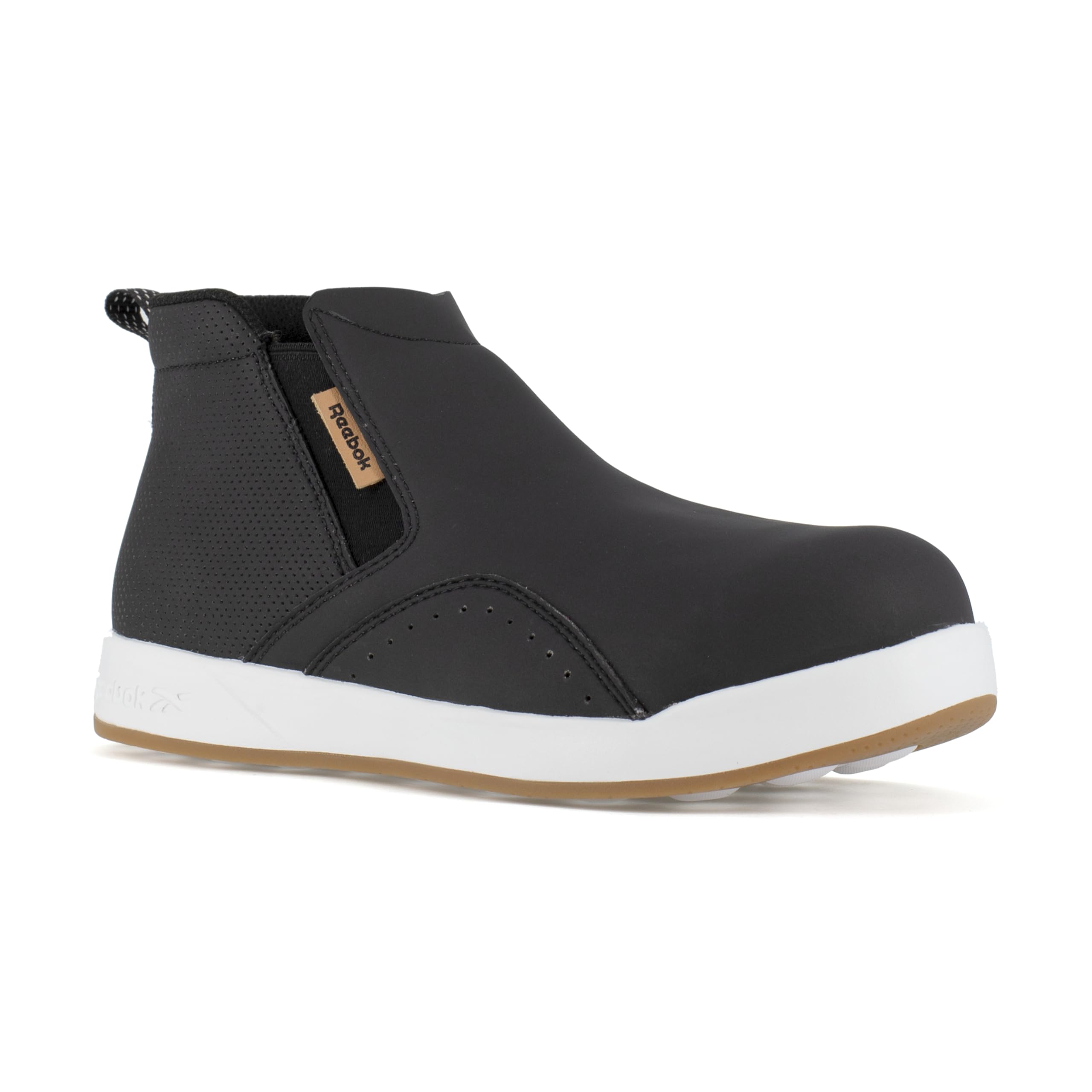 Reebok Women's Ever Road 3.0 DMX Composite Toe Slip-On Work Safety Shoes - Black | Comfortable & Lightweight for Construction, Warehouse & Industrial Work