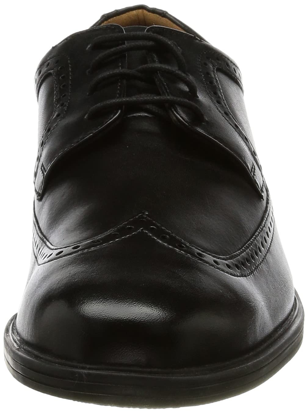 Clarks Men's Whiddon Wing Oxford Shoes - Classic Leather Dress Shoes for Business & Formal Occasions | Comfortable Slip-On Style for Office, Wedding & Professional Events