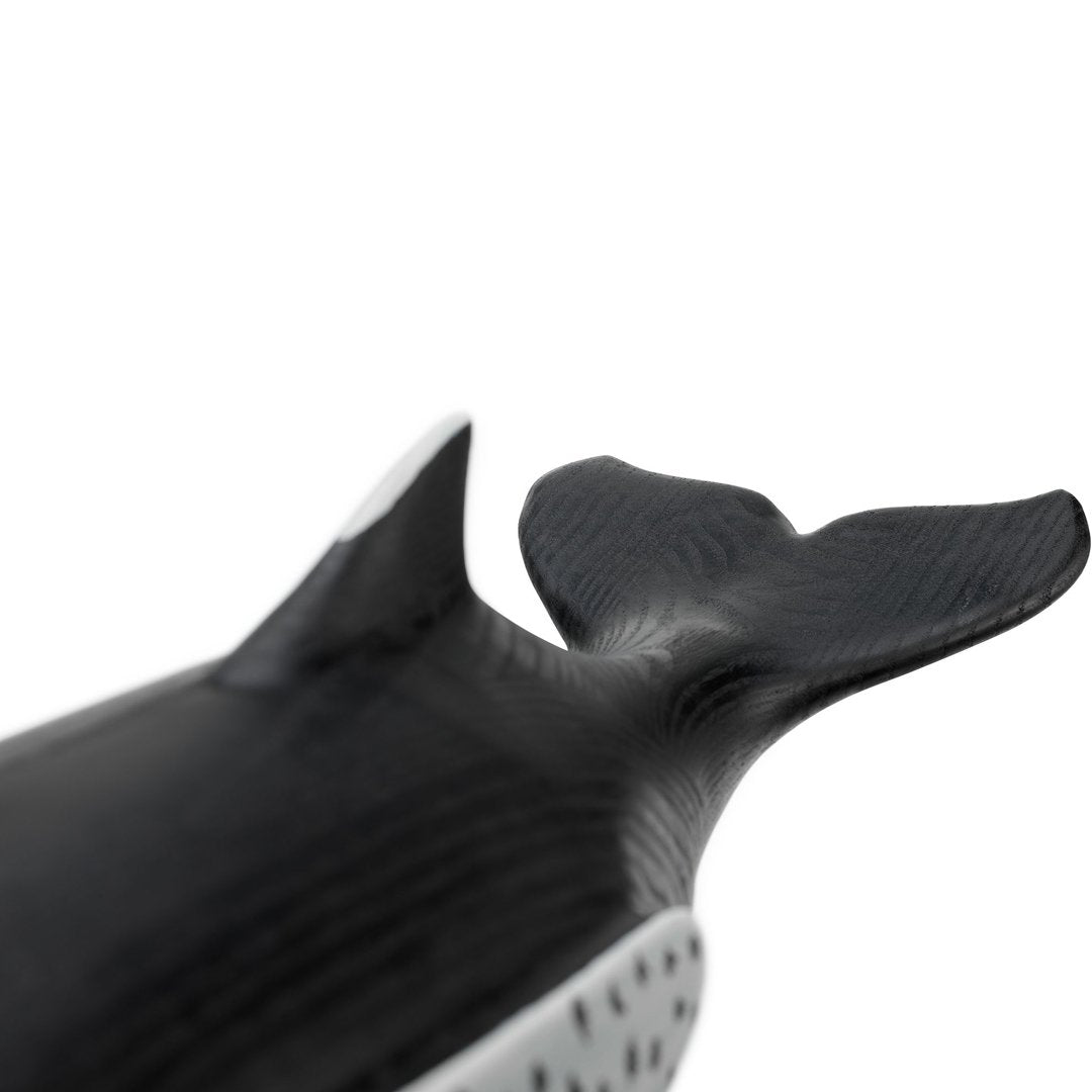 Eames House Whale - Mid Century Modern Sculpture for Home & Office Decor - Perfect for Living Room, Bookshelf, or Desk Display