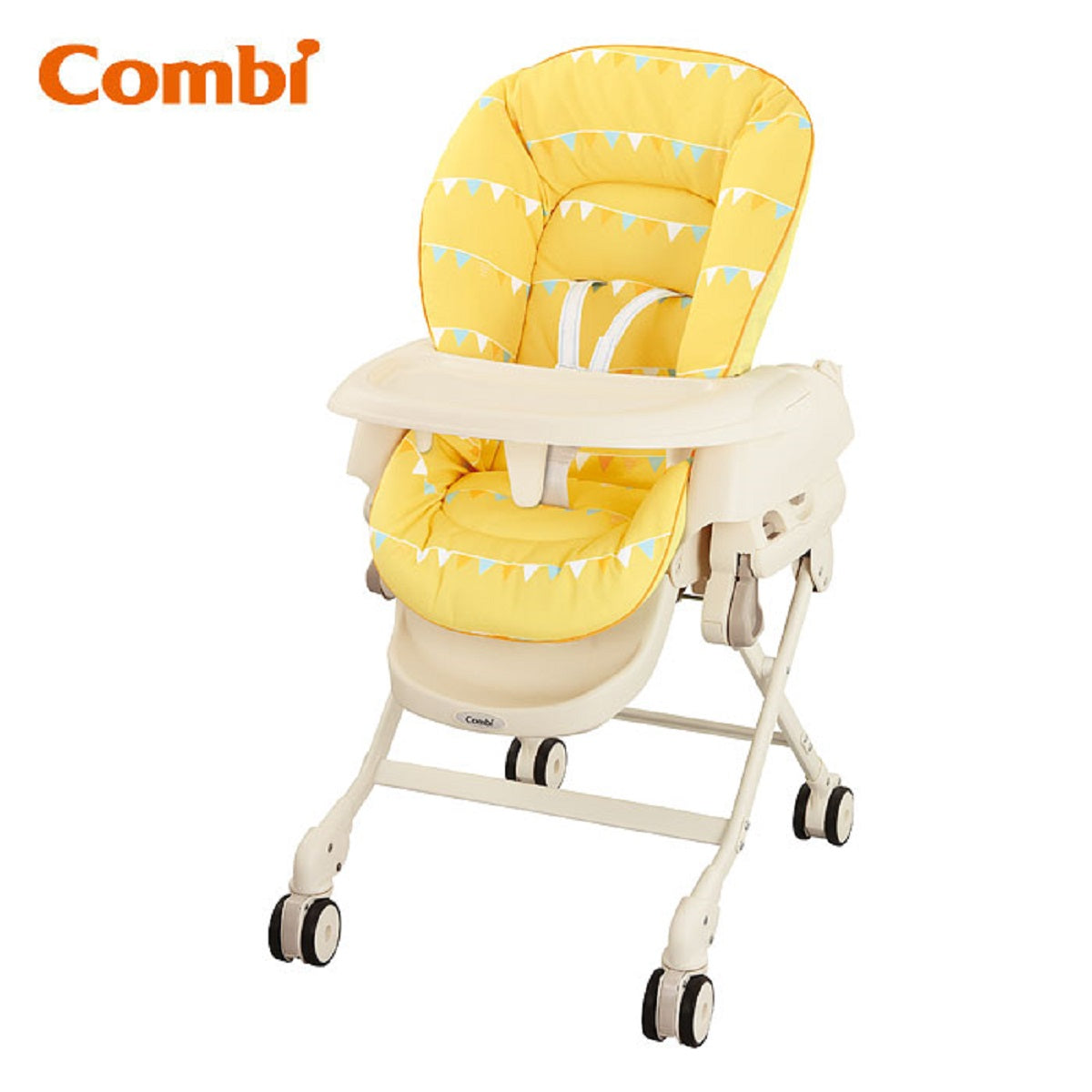 Combi Joy YE Baby Soothing Rocking High Chair 116699 - Perfect for Feeding, Napping & Playtime in Nursery or Living Room