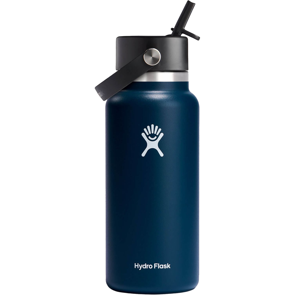 32 oz Wide Mouth Water Bottle with Flex Straw Lid - Leak Proof, BPA Free, Ideal for Gym, Hiking & Outdoor Activities