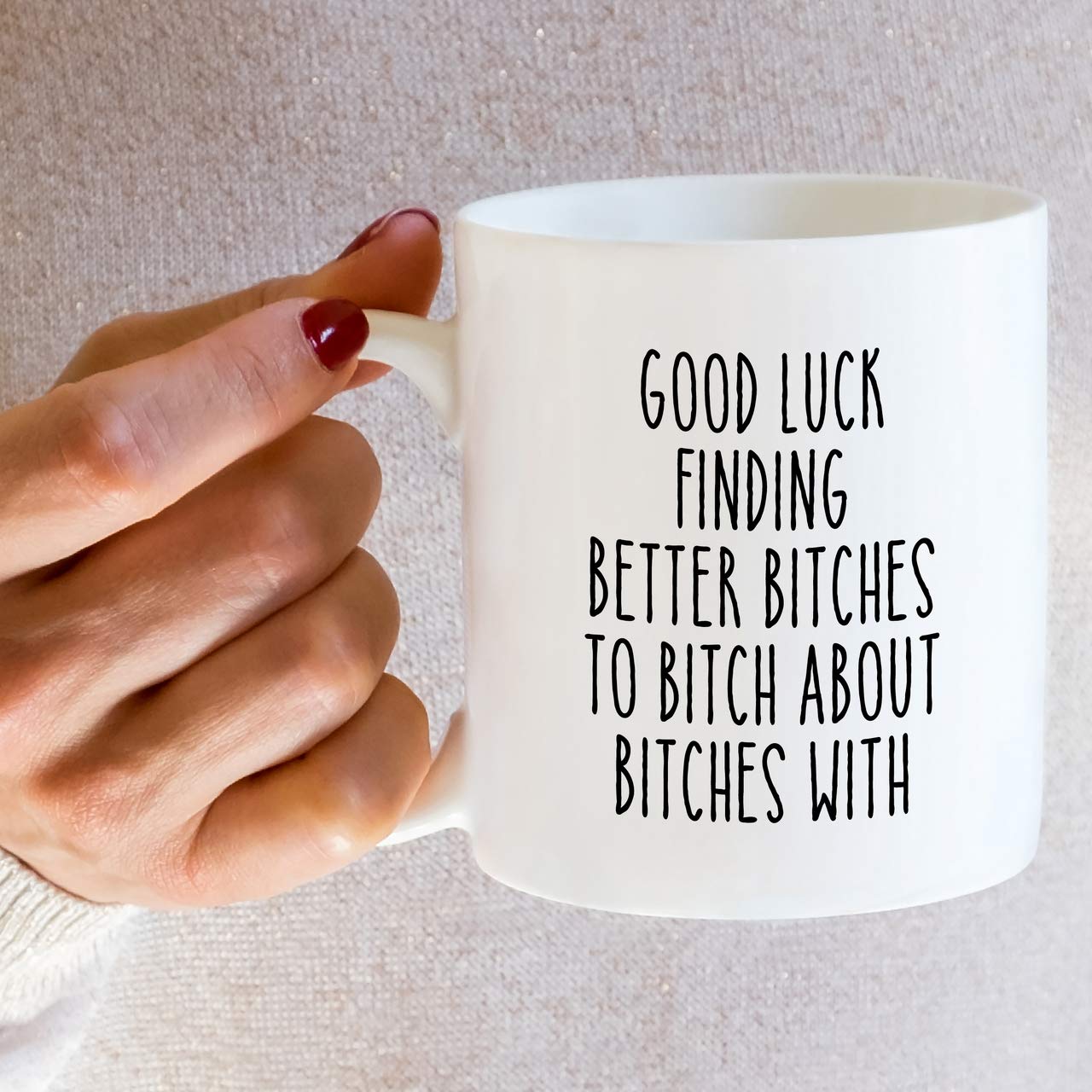 Retreez 11 Oz Funny Ceramic Coffee Mug - Sarcastic Good Luck Farewell Gift for Colleagues, Friends & Coworkers | Perfect Office Humor, Going Away Present & Inspirational Gift for Sister | Great for Work Goodbyes, Office Parties & Coworker Appreciation