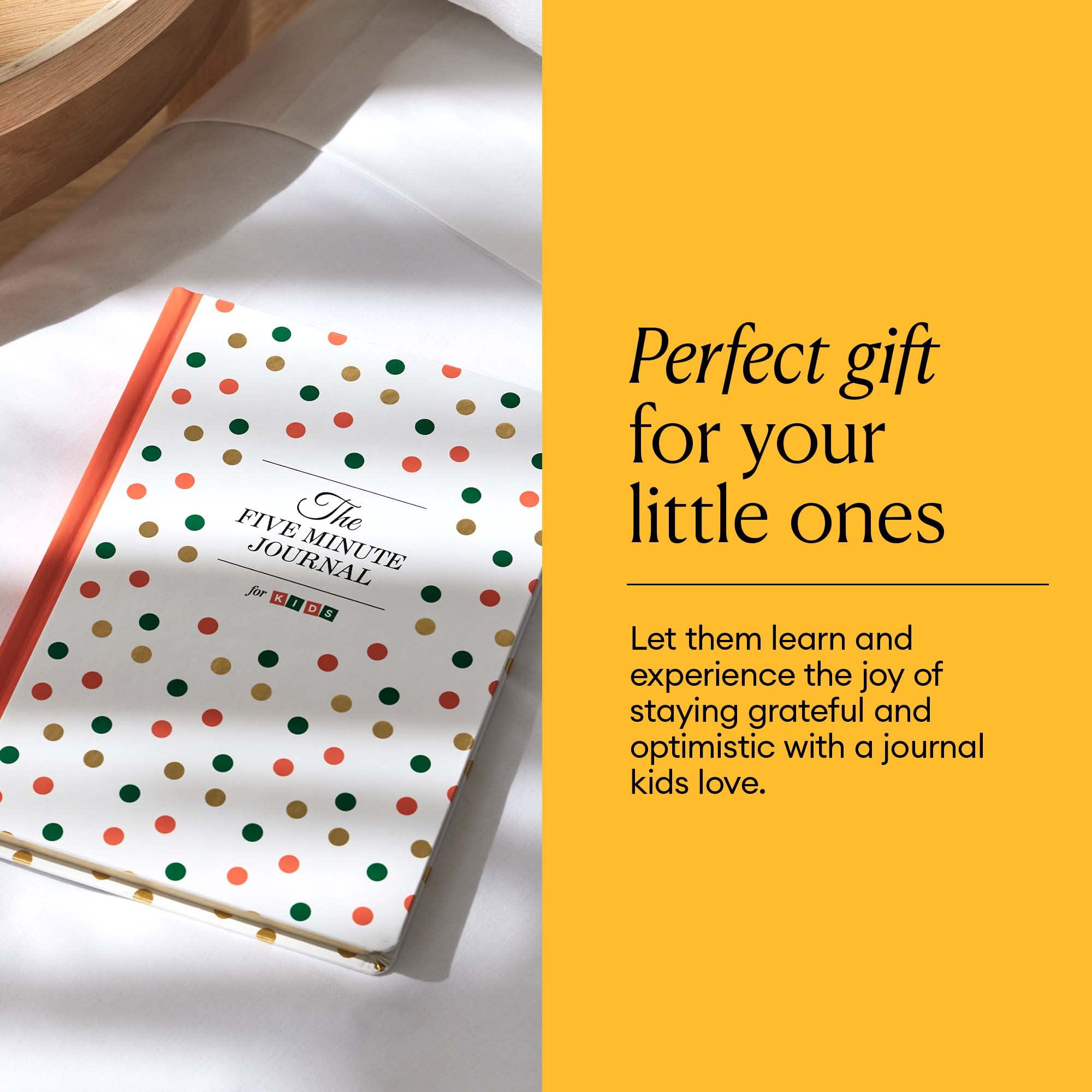 The Five Minute Journal for Kids - Daily Gratitude & Happiness Journal with Prompts, Undated Reflection Diary for Children Ages 5-12 - Perfect for Morning Routine, Bedtime Mindfulness & Classroom Activities
