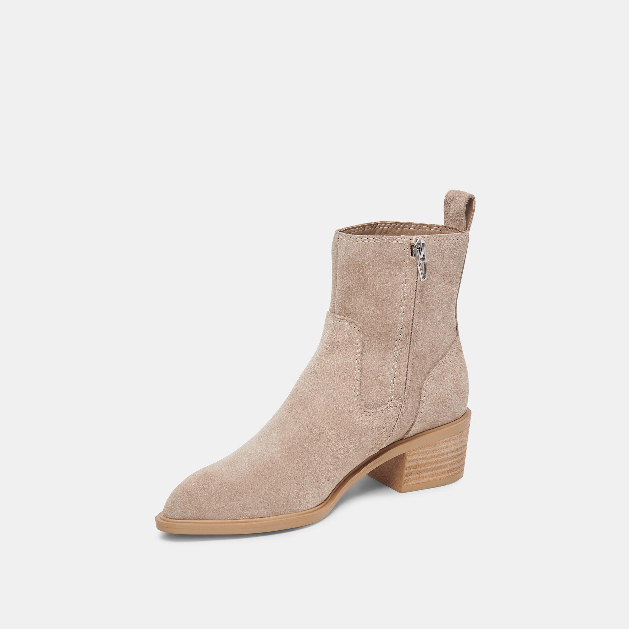 BILI H2O Waterproof Booties for Women - Soft Taupe Suede Winter Shoes | Slip Resistant & Comfortable for Outdoor, Hiking, and Casual Wear