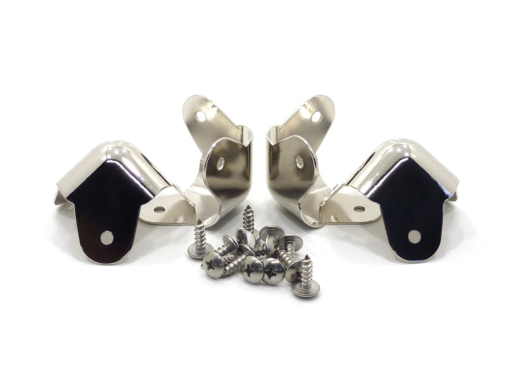 Polished Cabinet Corner Guards - No Lip & Screwless Design for Seamless Cabinet Protection | Perfect for Kitchen, Bathroom & Office Storage