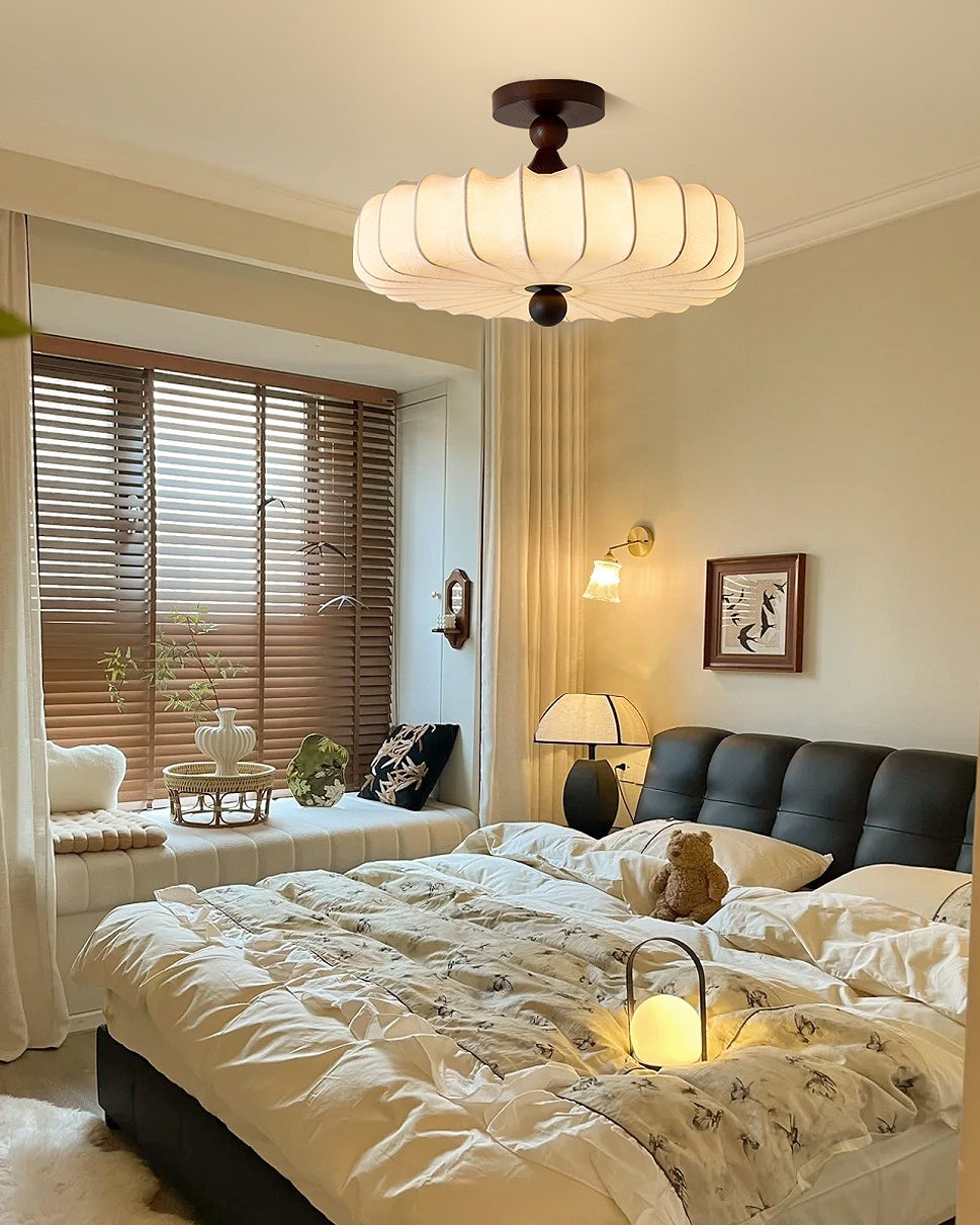 Anela Modern Ceiling Light Fixture - Energy Efficient LED Flush Mount Lighting for Bedroom, Living Room, Kitchen & Hallway - Dimmable Bright White Light (3000K-6000K) - Easy Installation Home Decor