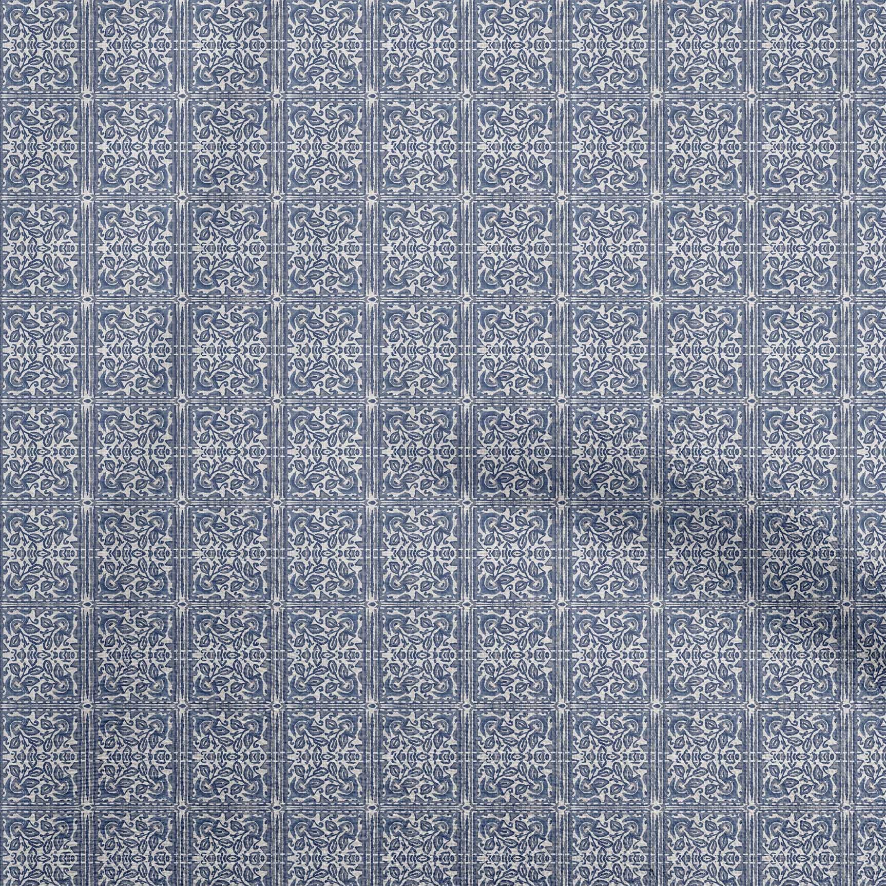 Premium Blue Polyester Spandex Fabric - 56