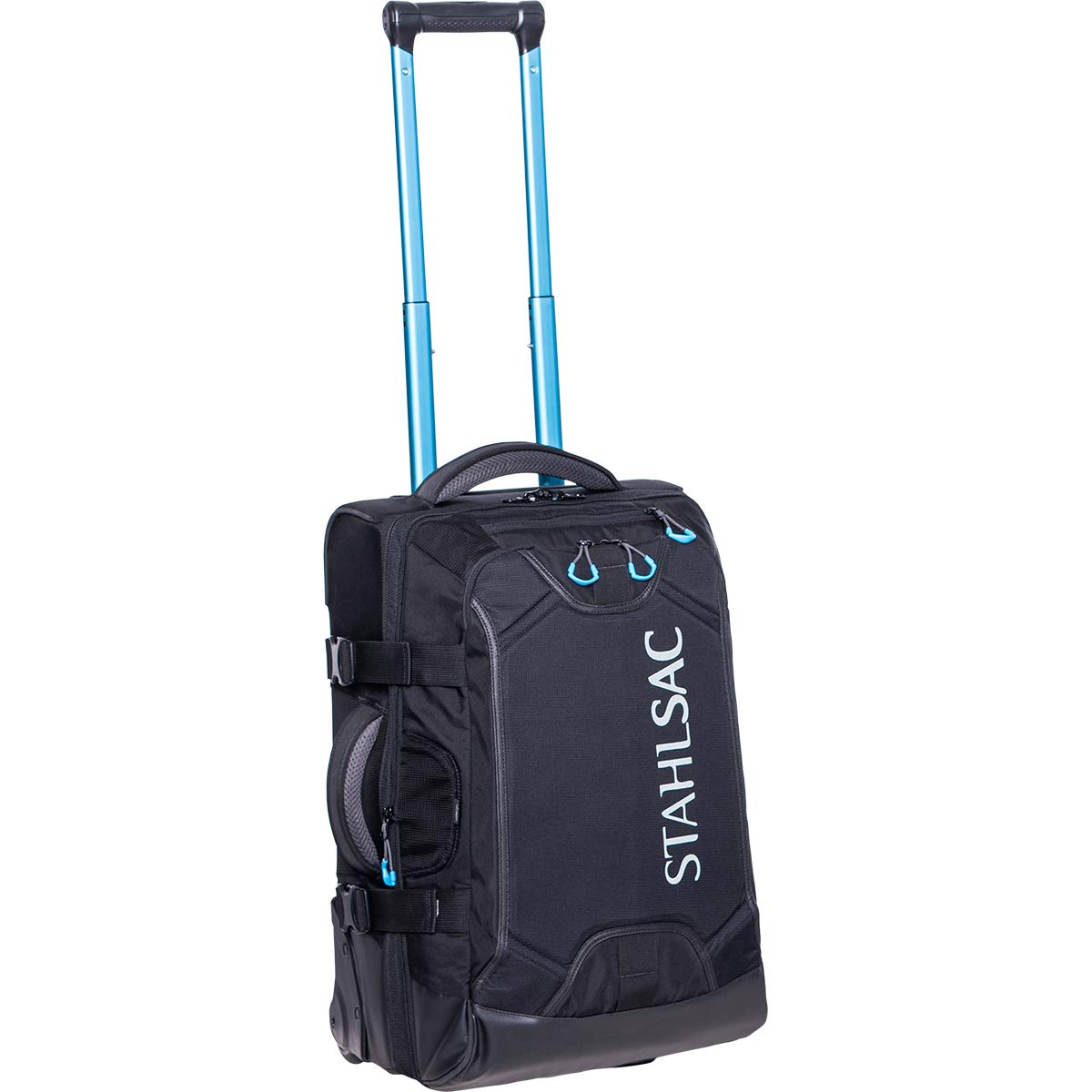 Stahlsac STEEL 22 Inch Carry-On Luggage - Durable Black Travel Bag for Business Trips & Weekend Getaways