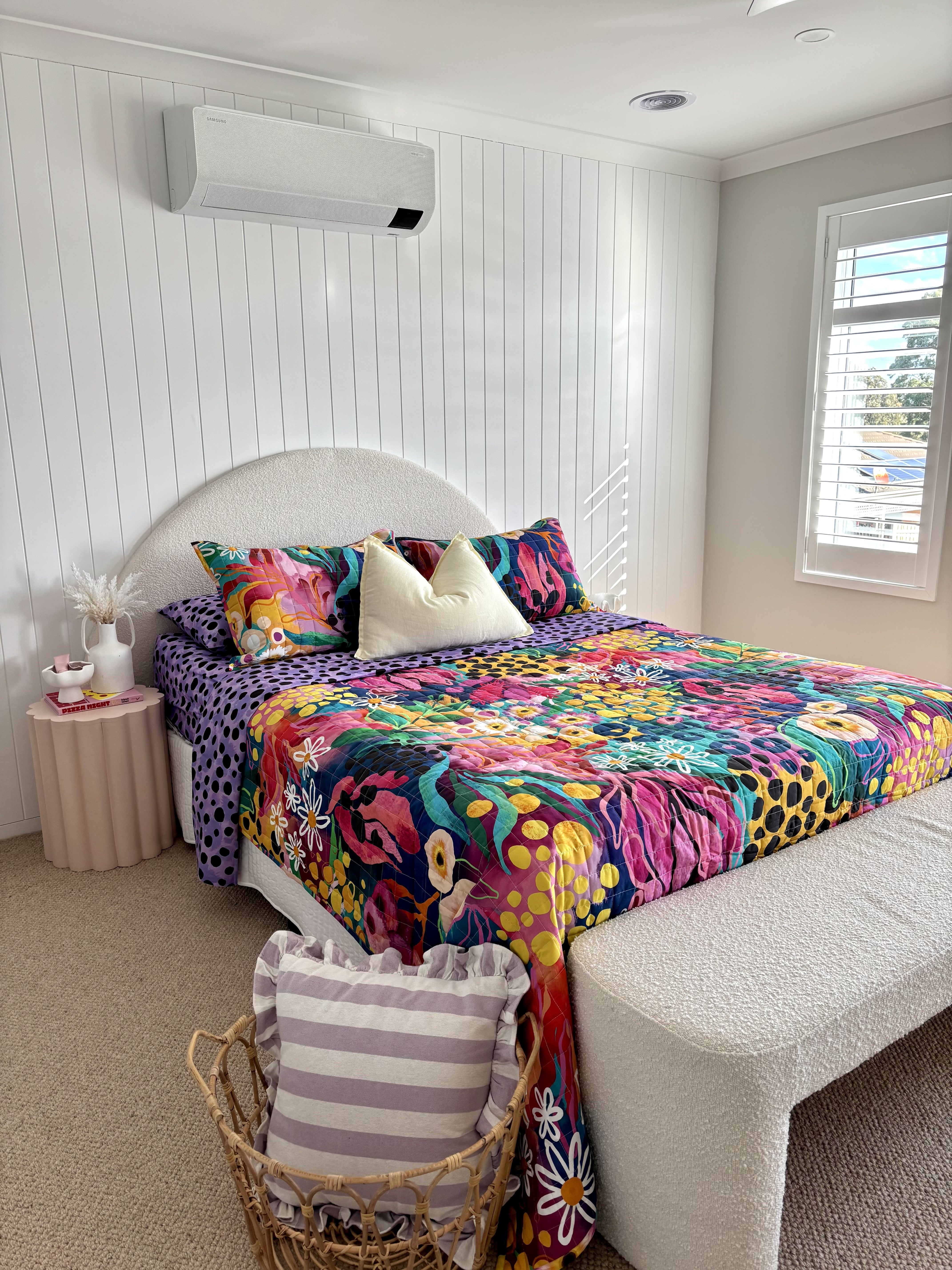 Kasey Rainbow Matilda Quilted Coverlet Set - Soft & Stylish Bedding for Cozy Bedrooms & Guest Rooms