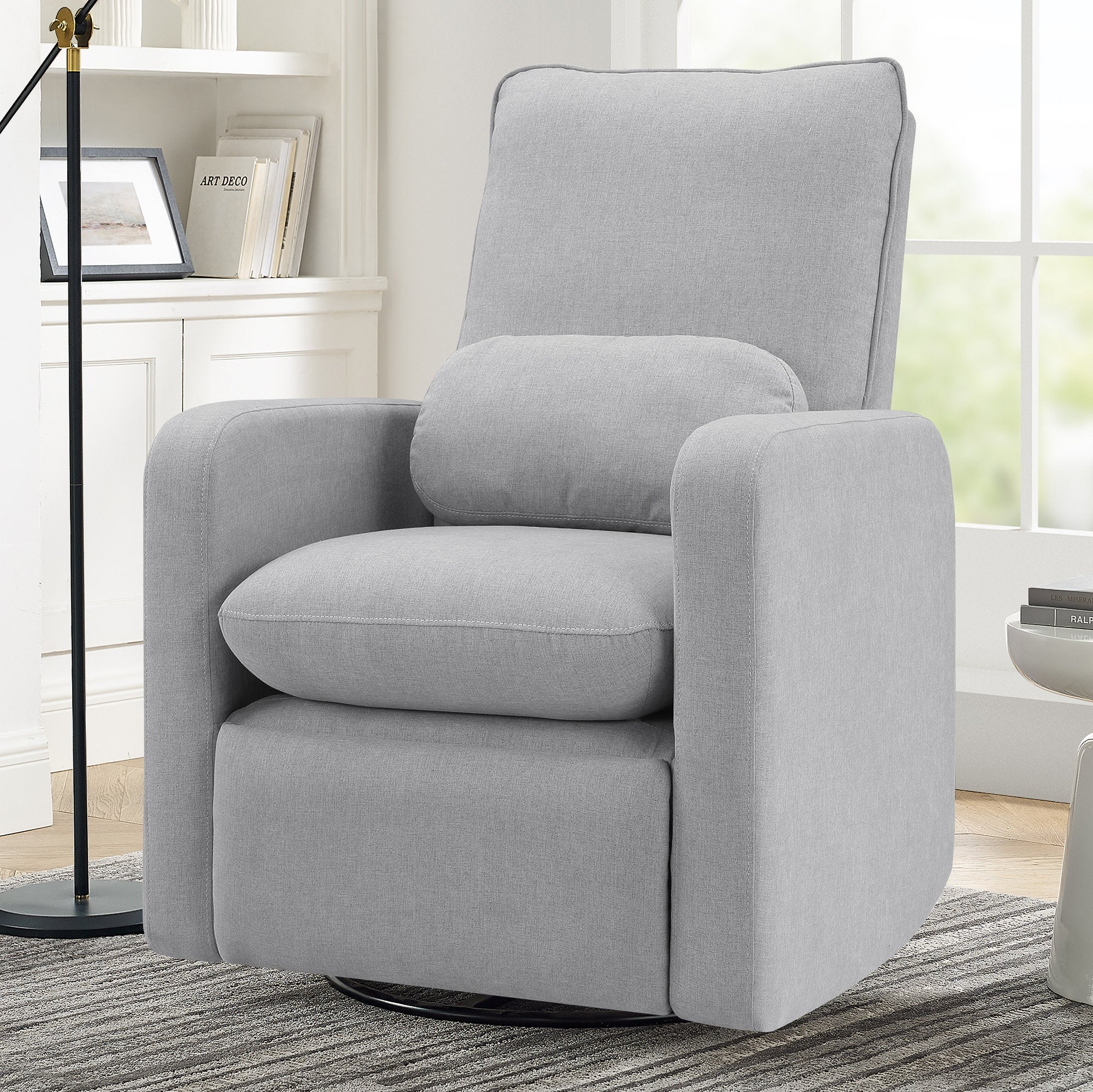 BabyGap Cloud Recliner with LiveSmart Evolve Fabric - Ultra Soft Infant Rocking Chair for Nursery, Living Room & Bedroom - Perfect for Feeding, Nursing & Comforting Baby