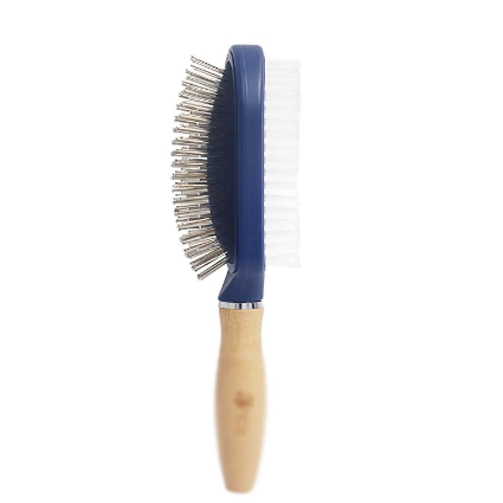 Premium Double-Sided Pet Comb - 22cm Detangling & Massage Brush for Dogs & Cats - Knot Remover & Floating Hair Grooming Tool for Shedding Control & Relaxation (Perfect for Daily Grooming & Spa Sessions)