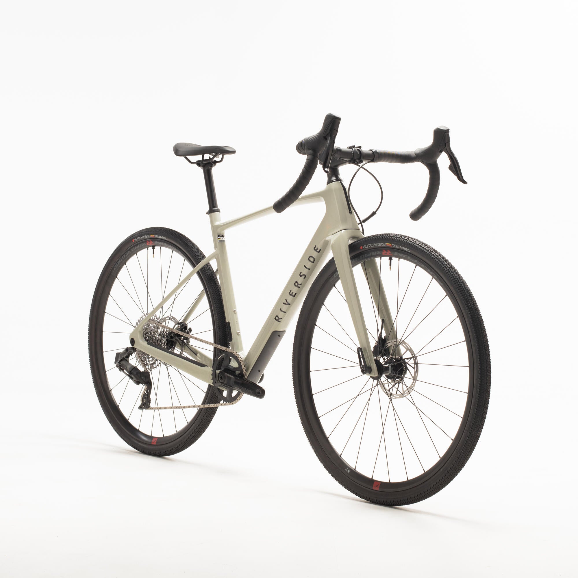 Riverside GCR Rival AXS Carbon Gravel Bike - Lightweight Carbon Frame, SRAM Rival AXS Groupset - Perfect for Adventure Racing, Bikepacking & Off-Road Cycling