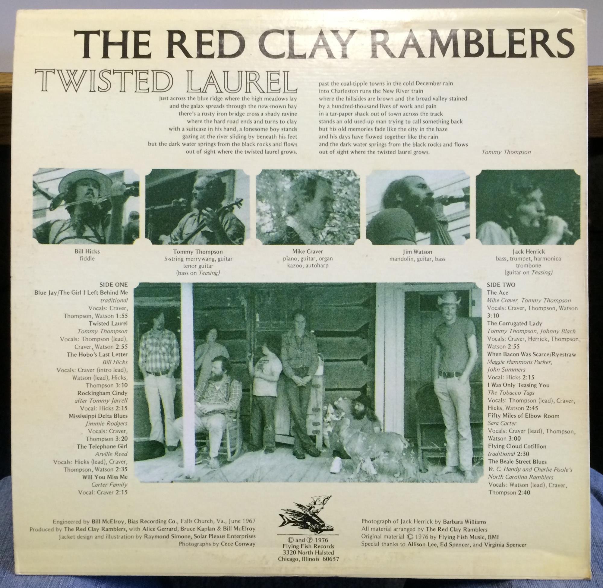 The Red Clay Ramblers - Twisted Laurel Vinyl Record | Classic Folk & Bluegrass Music | Perfect for Collectors and Music Lovers