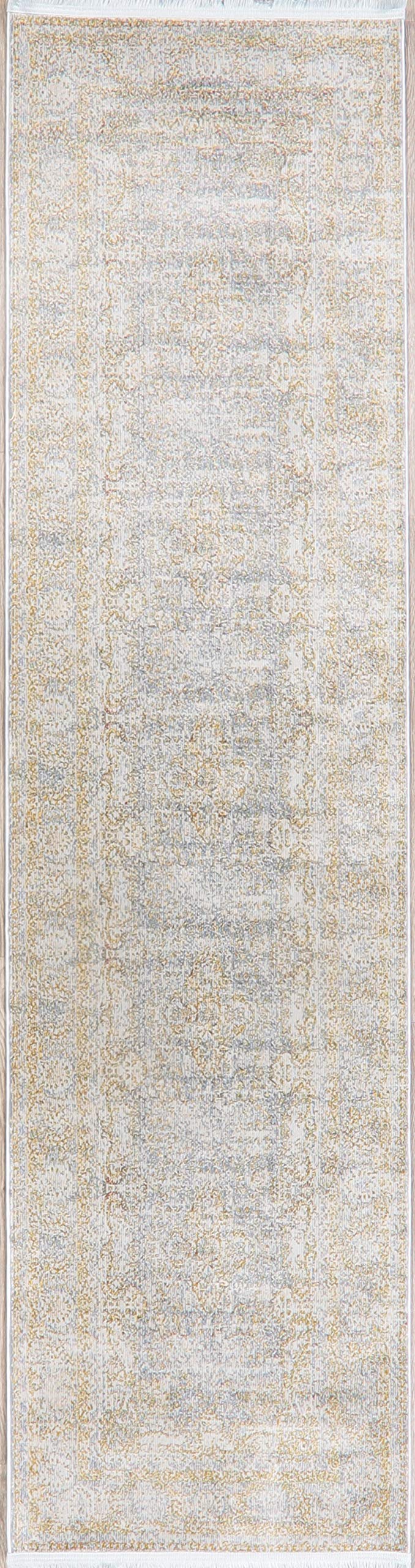 10 ft Floral Turkish Oriental Vintage Style Runner Rug - 3x10 Transitional Carpet for Living Room, Dining Area & Hallway Decor