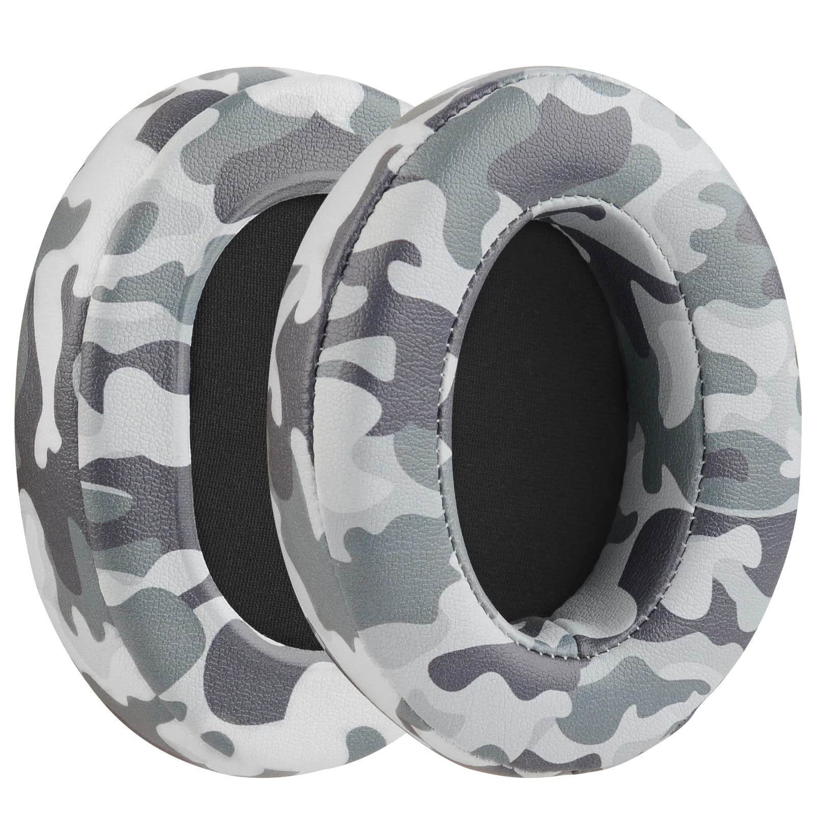 Geekria QuickFit Replacement Ear Pads for Sony WH-CH700N, WH-CH710N, WH-CH720N Headphones - Premium Noise Isolation Ear Cushions, Comfortable Memory Foam Earpads, Durable Headset Ear Cups Cover Repair Parts (Camo Pattern) - Perfect for Gaming, Travel & Office Use