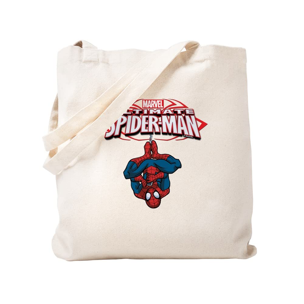 The Ultimate Spiderman Tote Bag - Natural Canvas Reusable Shopping Bag for Groceries, Beach & Everyday Use | CafePress