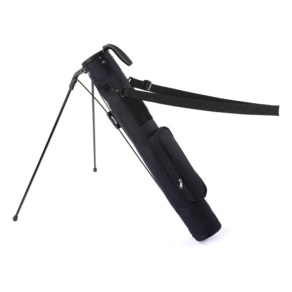 LONGCHAO Sunday Lightweight Stand Golf Bag with Adjustable Strap - 2-Way Driver Golf Club Bag for Men, Perfect for Pitch & Putt - Ideal Golf Gift & Weekend Course Play