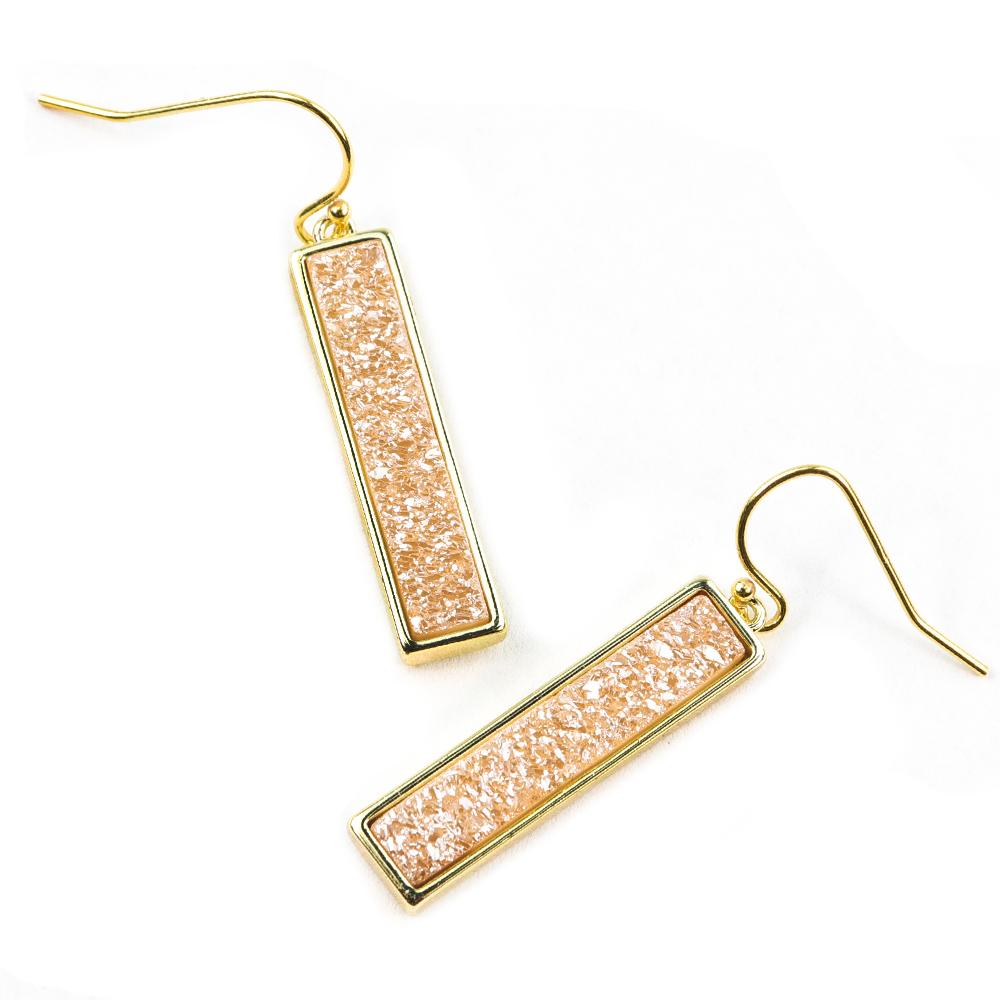 Bethany Dainty Gold Bar Earrings for Women – Elegant Minimalist Jewelry for Everyday Wear & Special Occasions