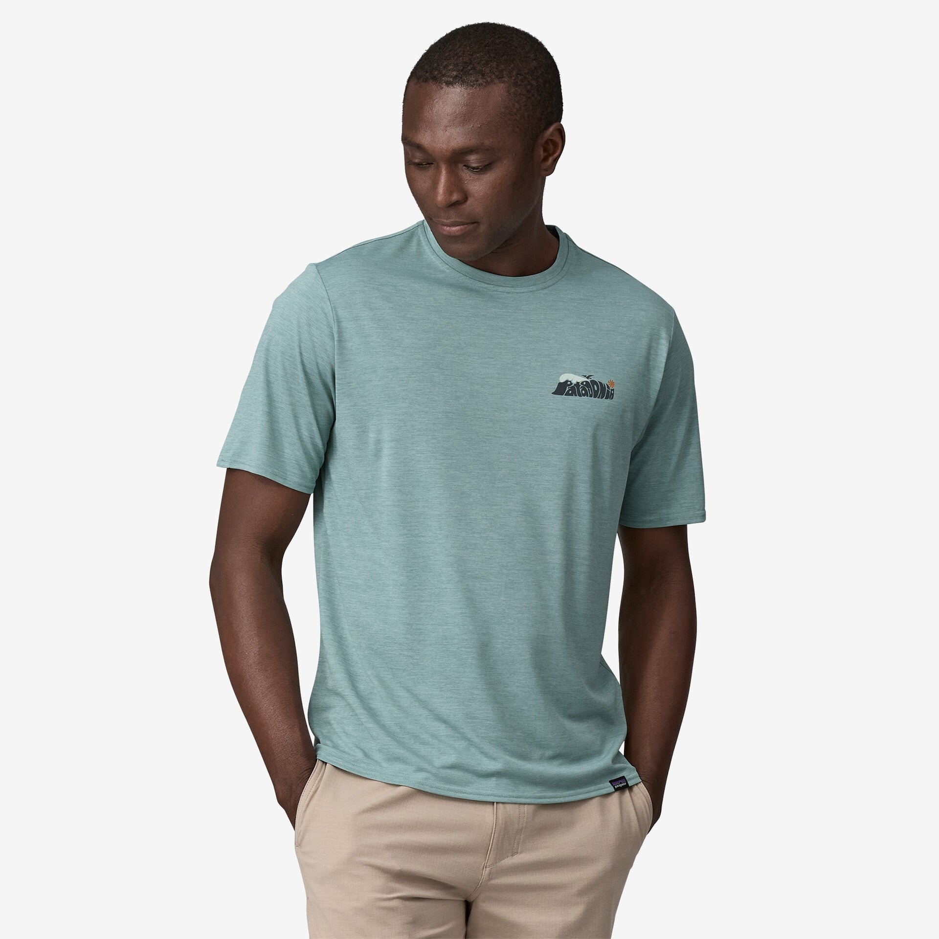 Men's Capilene® Cool Daily Graphic T-Shirt - Breathable & Quick-Dry Activewear for Hiking, Running & Outdoor Adventures | Style 45355