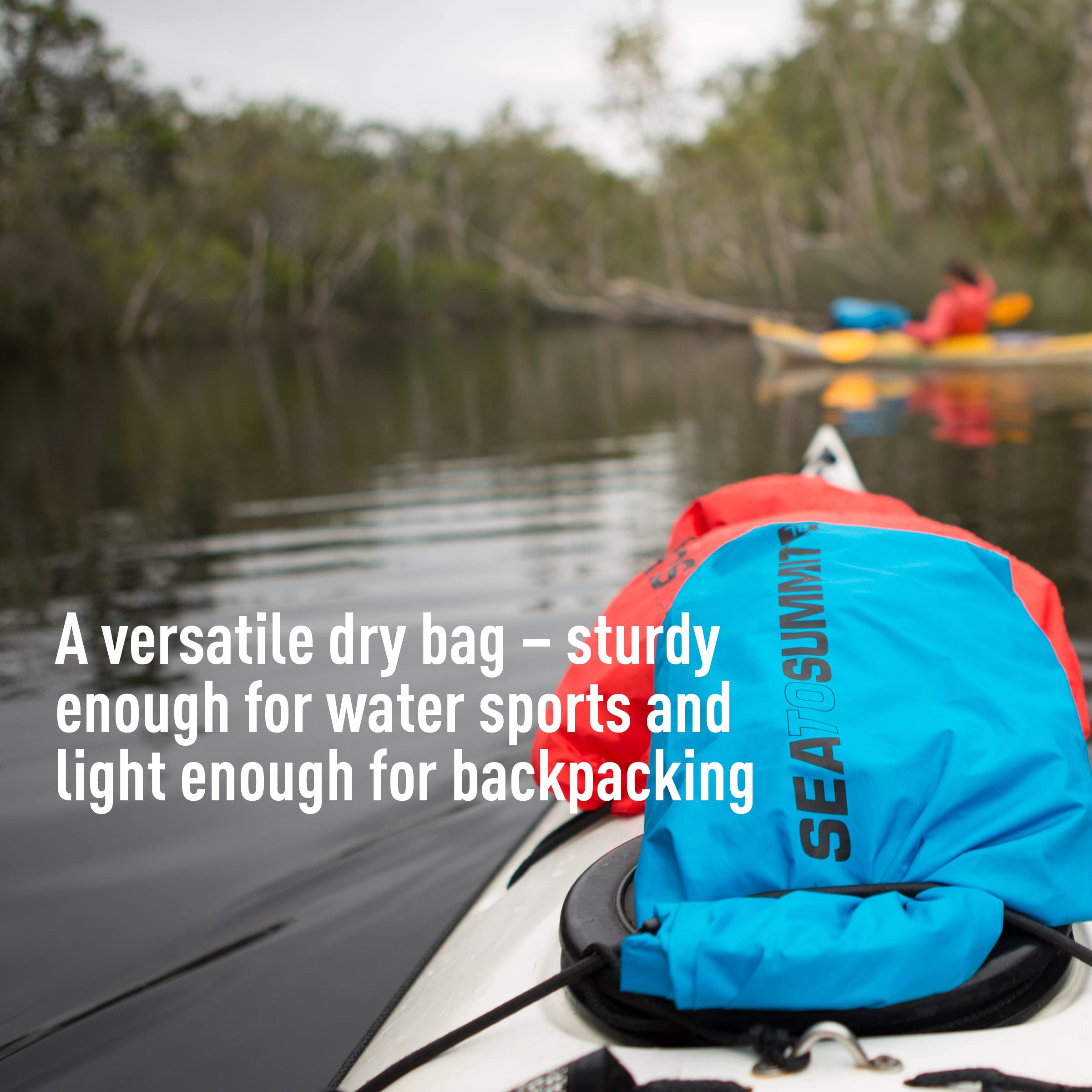 Sea to Summit Lightweight Dry Sack - Waterproof & Durable All-Purpose Dry Bag for Camping, Hiking, Kayaking & Outdoor Adventures