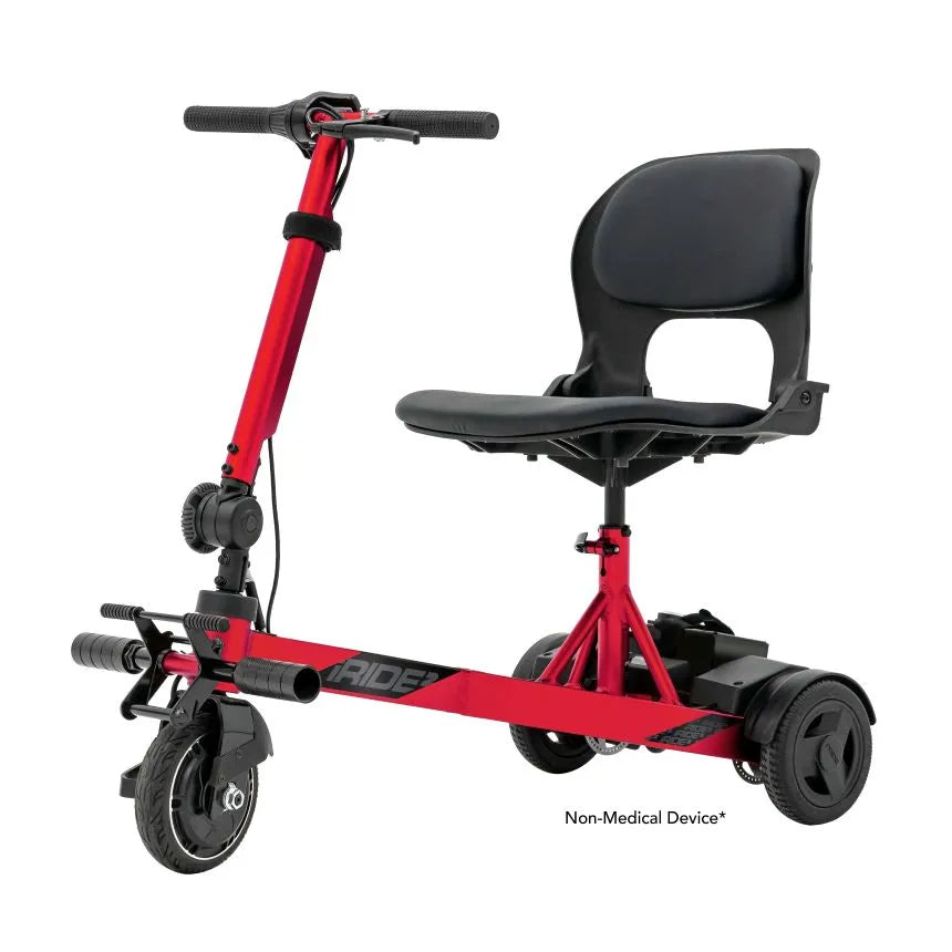 iRide Folding Electric Scooter - Portable & Lightweight Commuter Scooter for Adults - Perfect for Urban Travel, Campus Commute & Last-Mile Transportation