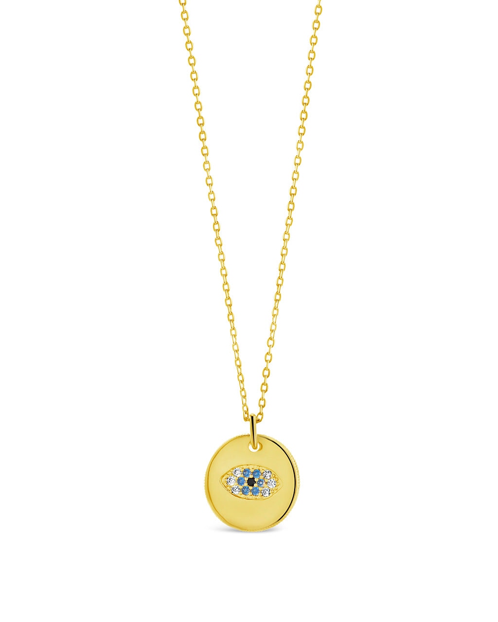 Madison CZ Evil Eye Pendant Necklace for Women - 925 Sterling Silver Protection Jewelry Gift for Birthday, Travel & Everyday Wear