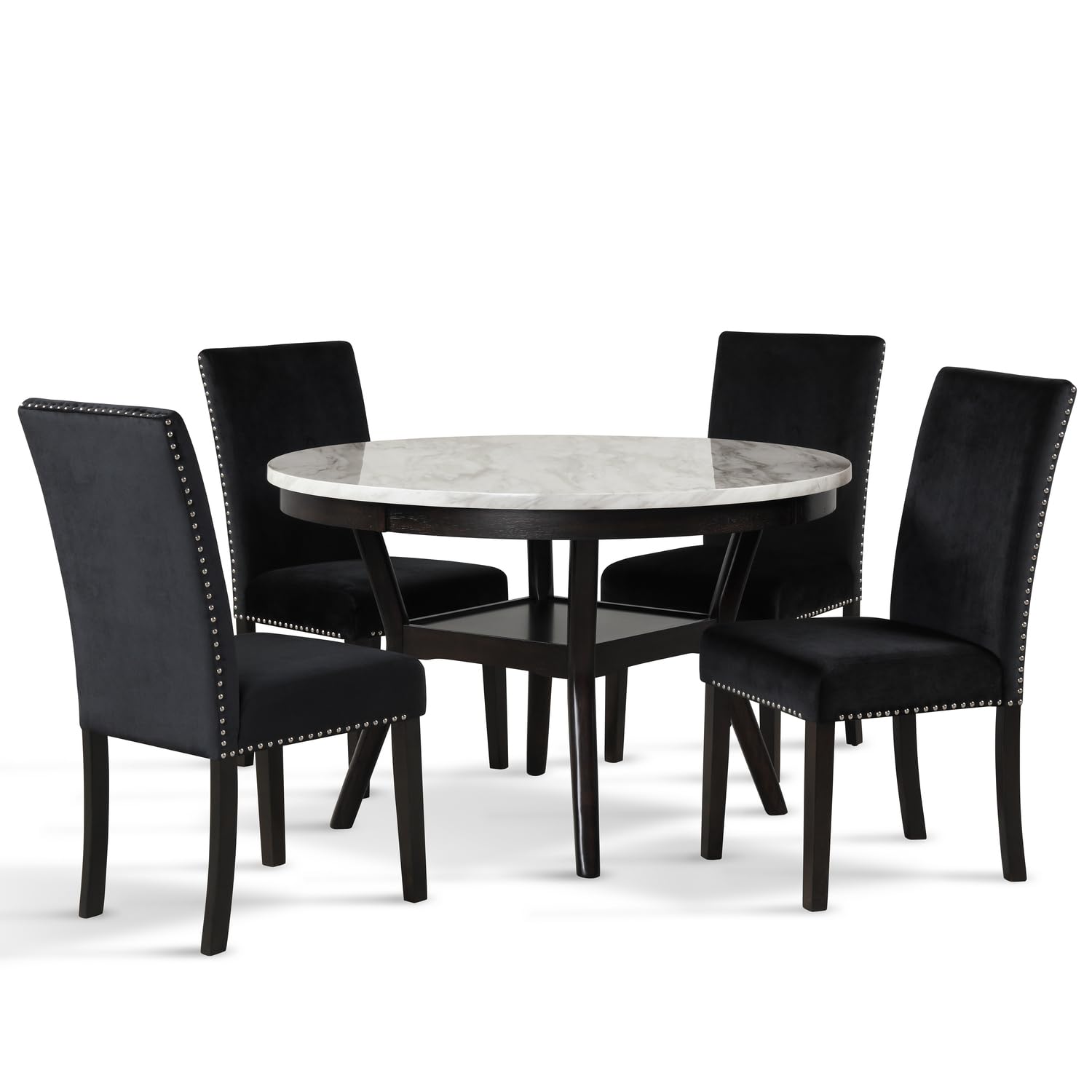 Celeste 5-Piece Round Dining Set - 47