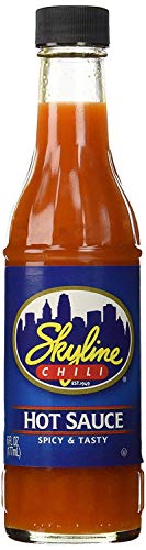 Skyline Chili Hot Sauce - 3 Pack (6oz Bottles) - Authentic Cincinnati Style Hot Sauce for Burgers, Hot Dogs & Chili Recipes