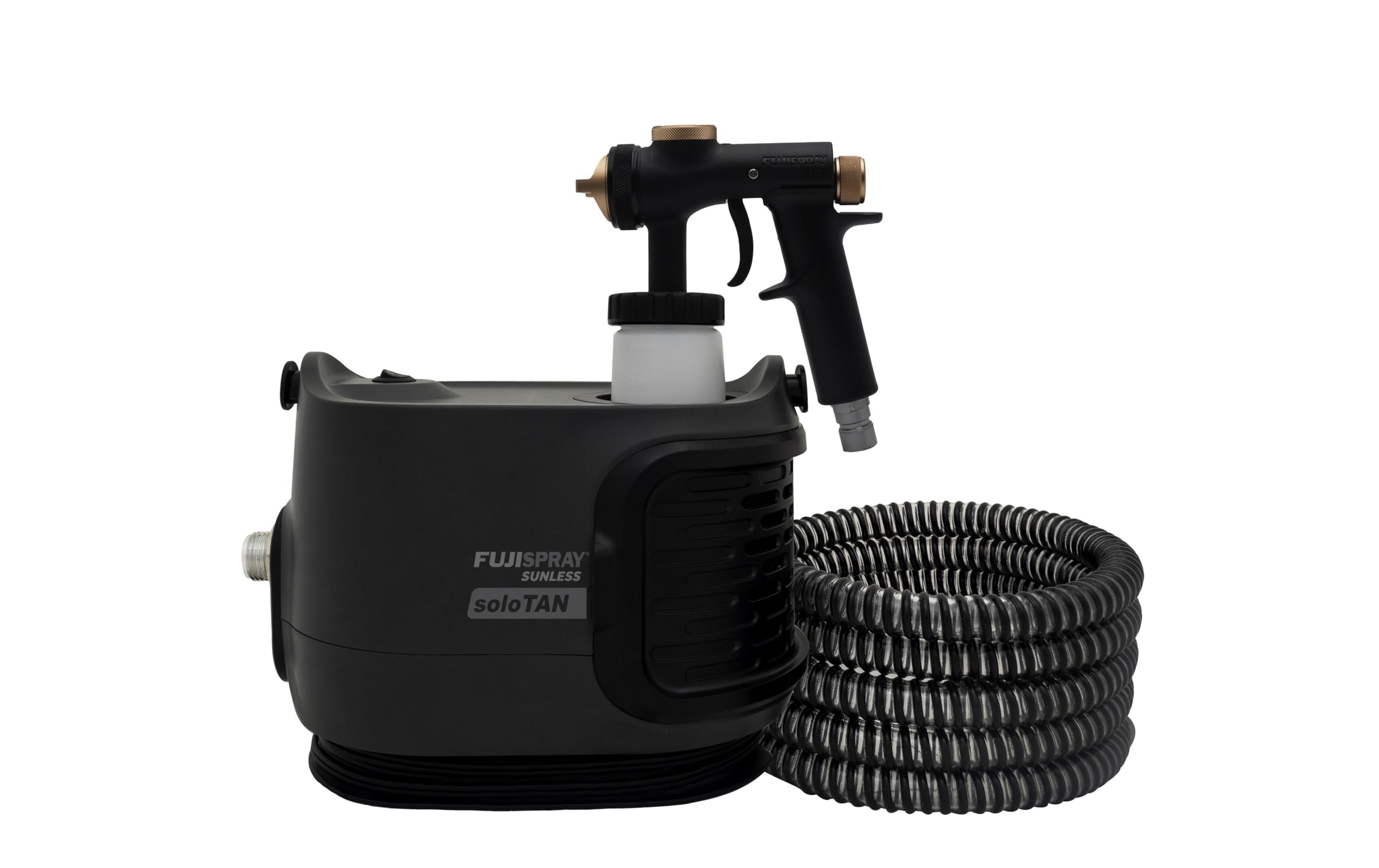 Fuji Spray Sunless 3575 soloTAN HVLP Spray Tan System with FT-5 Applicator - Professional Airbrush Tanning Kit for Salon & Home Use