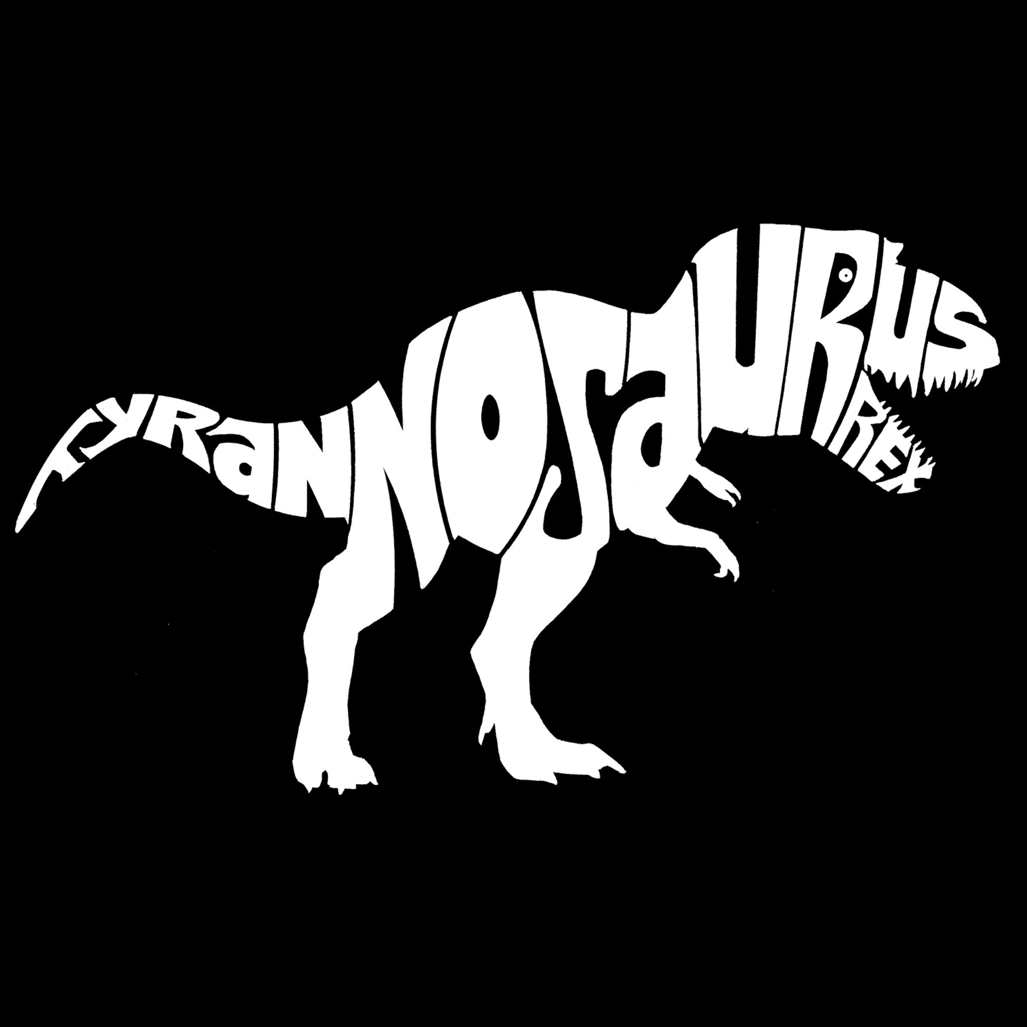 LA POP ART Boys' Dinosaur Word Art Hooded Sweatshirt - Cool T-Rex Graphic Pullover for Kids | Perfect for School, Playdates & Dinosaur-Themed Parties