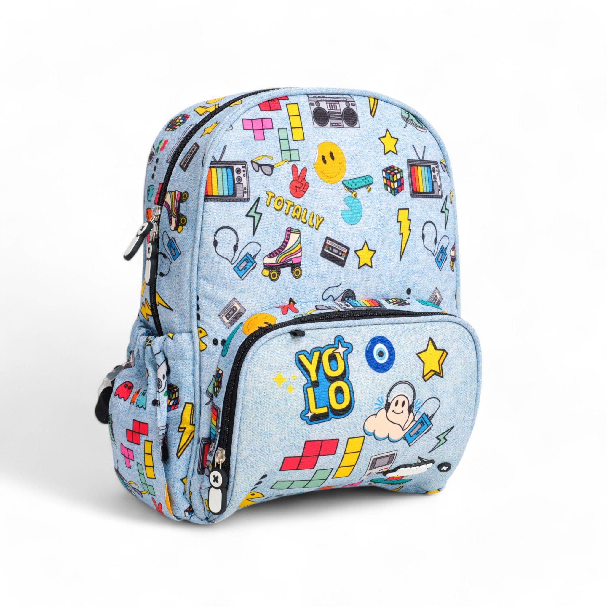 Yolo Medium Backpack Complete Set - Durable Travel Backpack with Multiple Pockets for School, Work & Outdoor Adventures