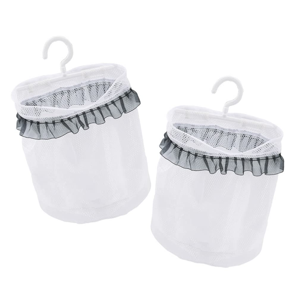 UPKOCH 2-Pack Reusable Mesh Produce Bags for Onions, Garlic, Fruits & Vegetables - Breathable Hanging Storage Bags for Grocery Shopping, Kitchen Organization & RV Travel - Eco-Friendly Food Storage Solution