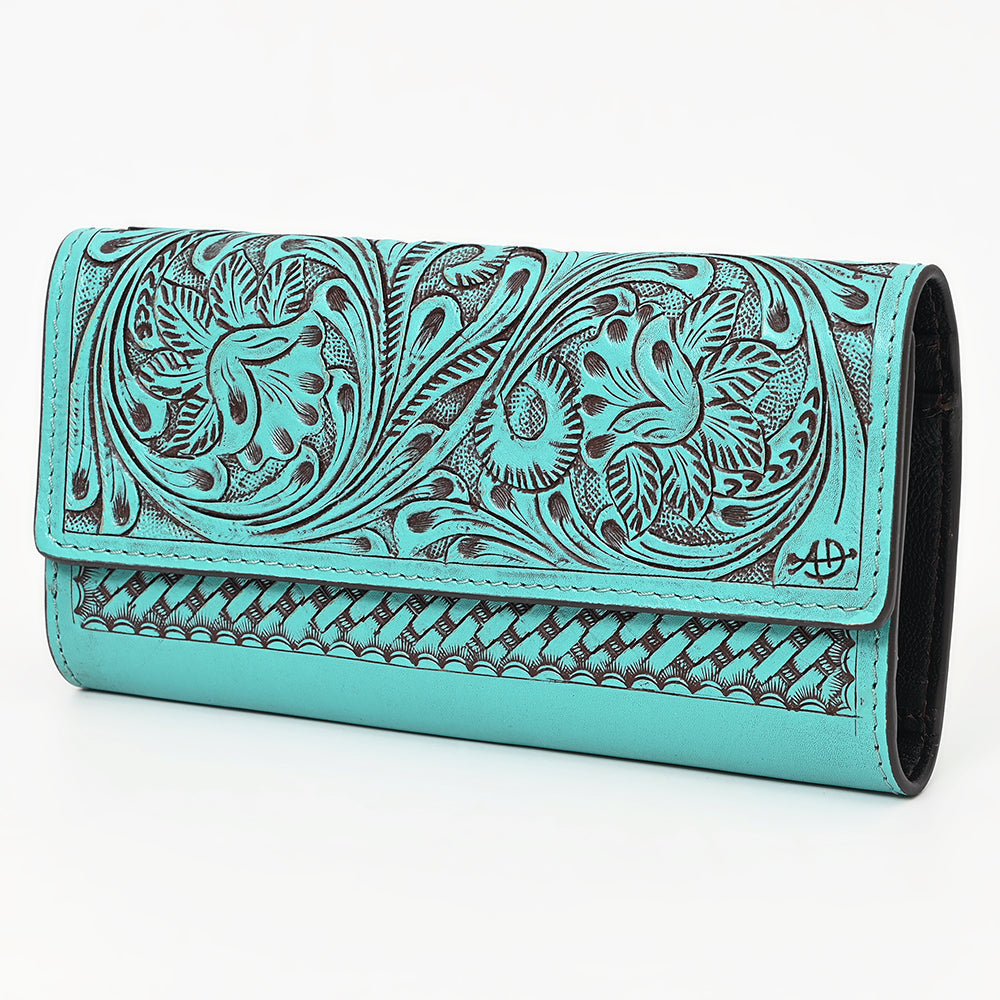 American Darling WALLET - Genuine Leather Hand Tooled Western Women's Purse & Handbag | Perfect for Cowgirl Style, Rodeo Events & Western Fashion Accessories