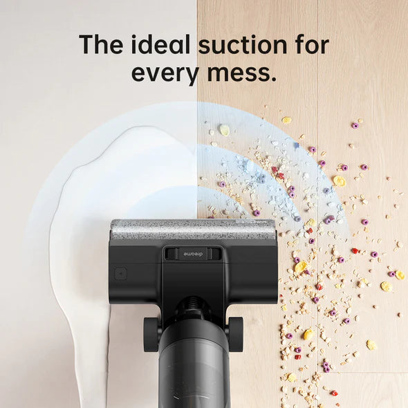 Dreame H12 Pro Cordless Wet Dry Vacuum Cleaner and Mop Combo - Powerful 2-in-1 Cleaning for Hardwood Floors, Tile, Carpet | Perfect for Home, Office, Pet Hair Removal