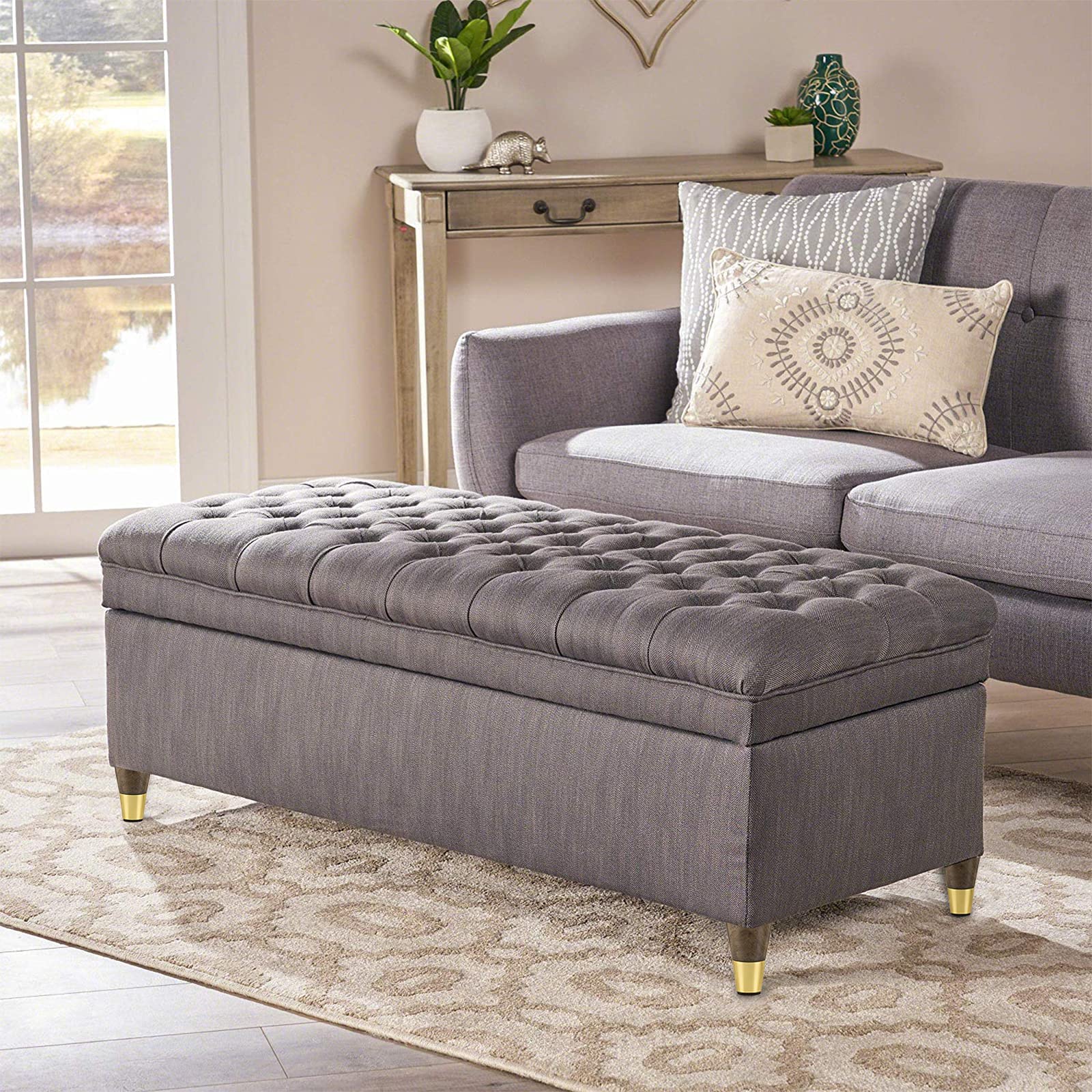 3 Inch Wood Furniture Legs - Set of 4 Round Mid Century Modern Sofa Legs - Replacement Couch & Dresser Feet (Brown) - Perfect for Sofa, Coffee Table & Cabinet Upgrade