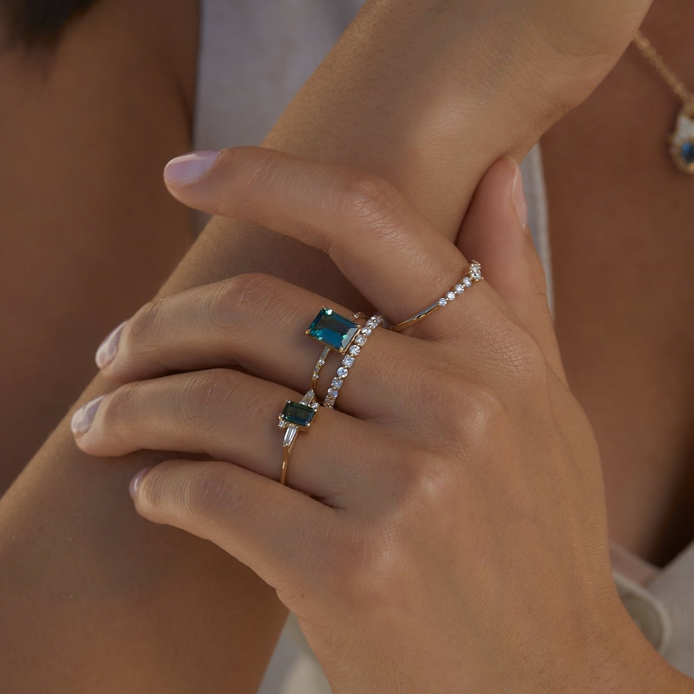 Stunning Large Starry Tourmaline Ring for Women - Genuine Gemstone Jewelry for Engagement, Anniversary & Special Occasions