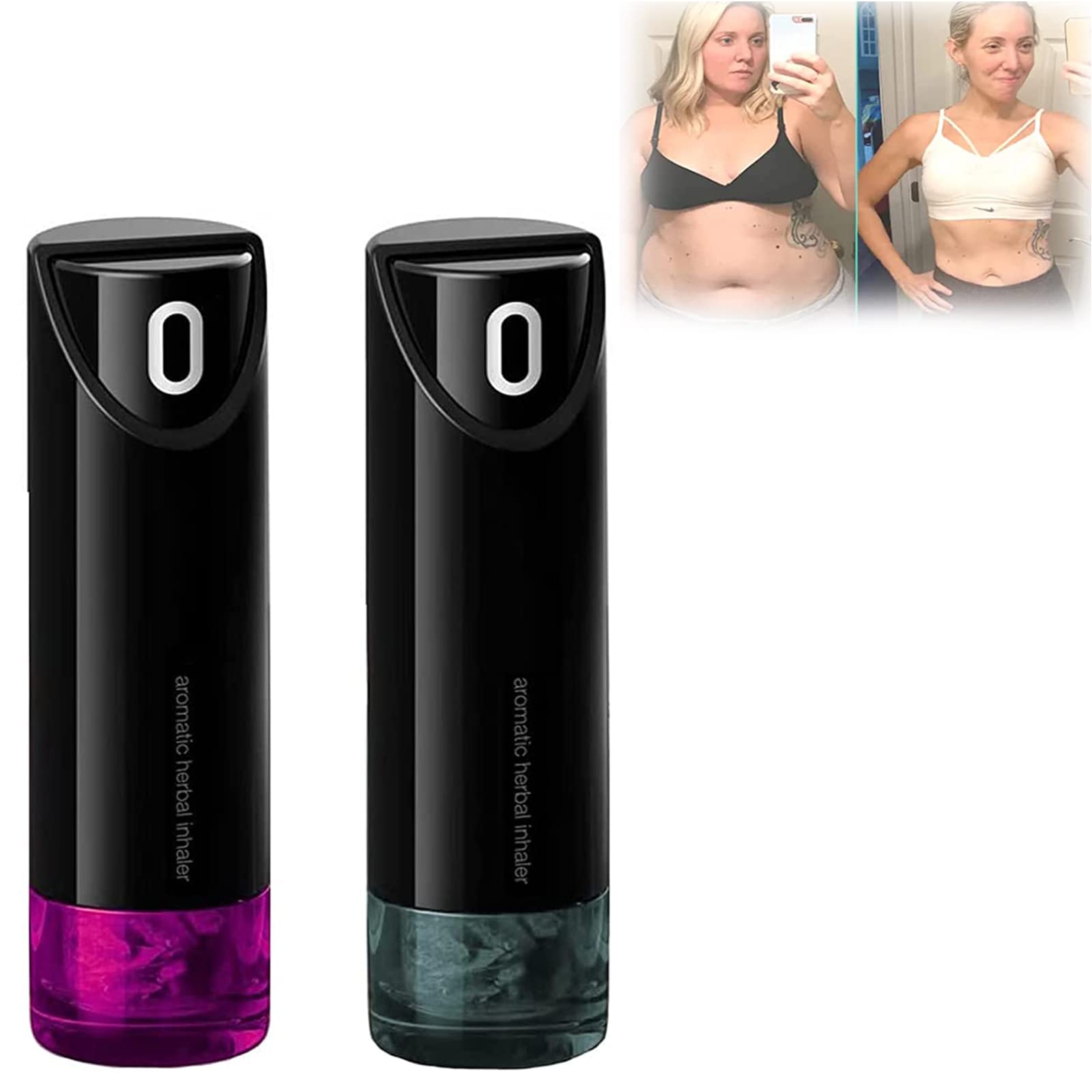 2/4 Pcs Slimming & Detox Aromatherapy Nasal Stick - OdorFit Essential Oil Inhaler for Stress Relief & Better Sleep (Grape + Cologne Scent) - Perfect for Yoga, Meditation & Travel