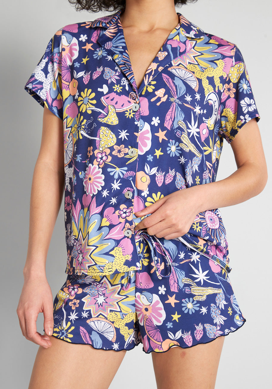 Desert Dream Trip Pajamas - Soft & Comfortable Sleepwear for Women | Perfect for Travel, Camping & Cozy Nights at Home