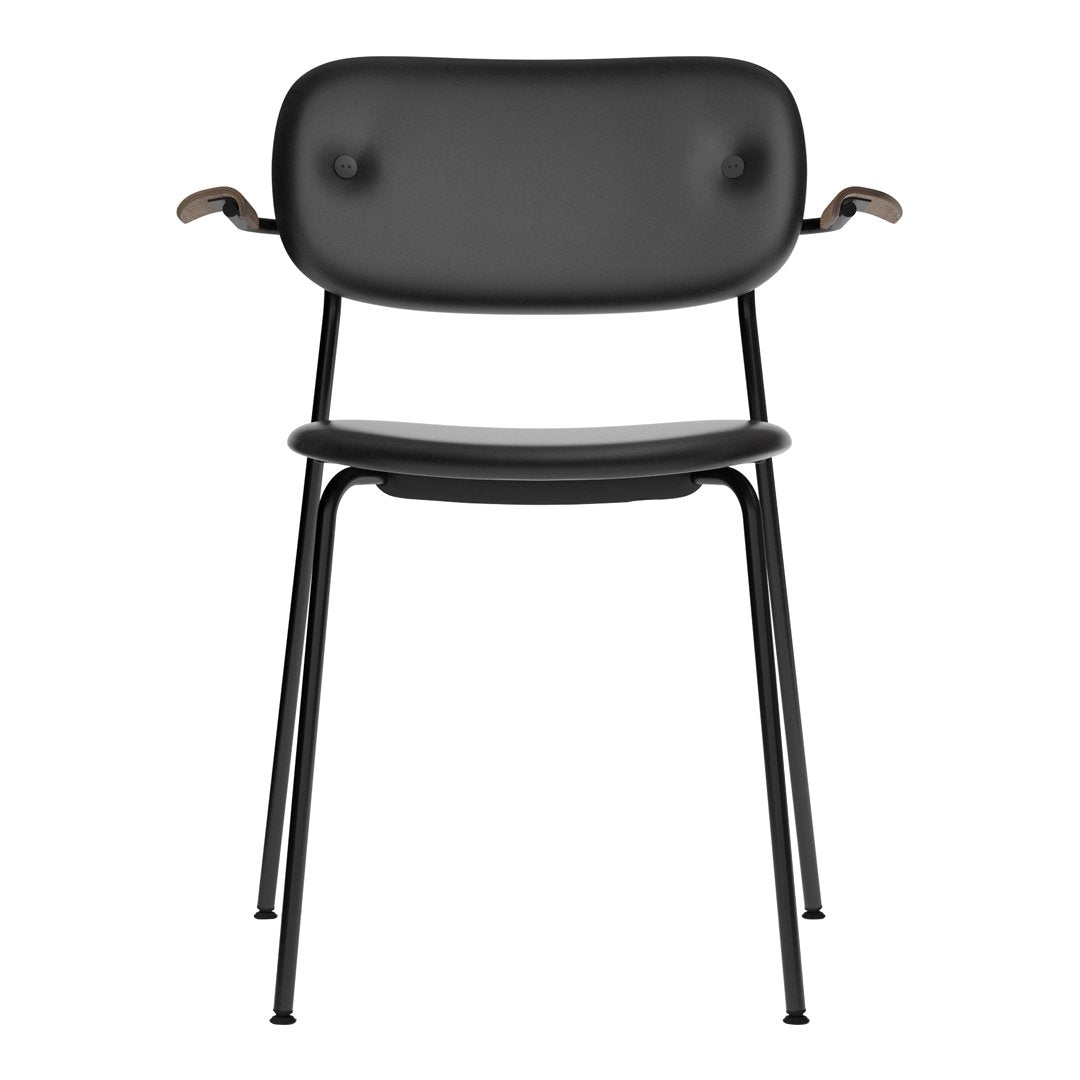 Modern Co Dining Chair with Armrests - Fully Upholstered Comfortable Seat for Kitchen, Dining Room & Breakfast Nook