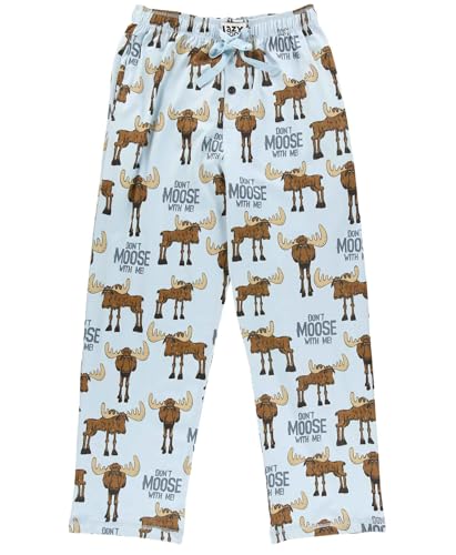 Don't Moose Blue Pajama Pants