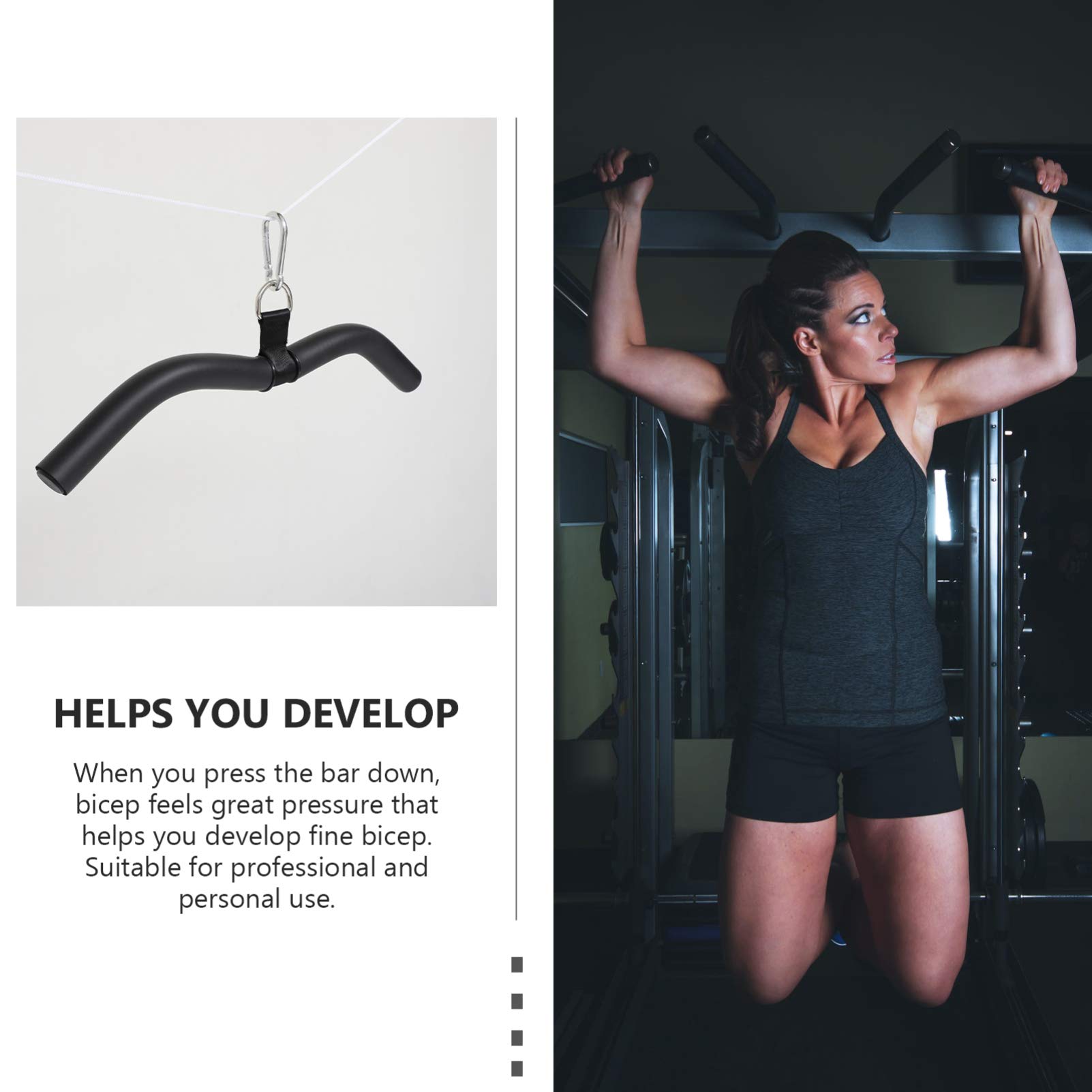 BESPORTBLE Resistance Bands with Bicep Bar - Home Gym Workout Equipment Set for Strength Training, Arm Curls & Full Body Exercises | Perfect for Home Fitness, Weight Training & Muscle Building
