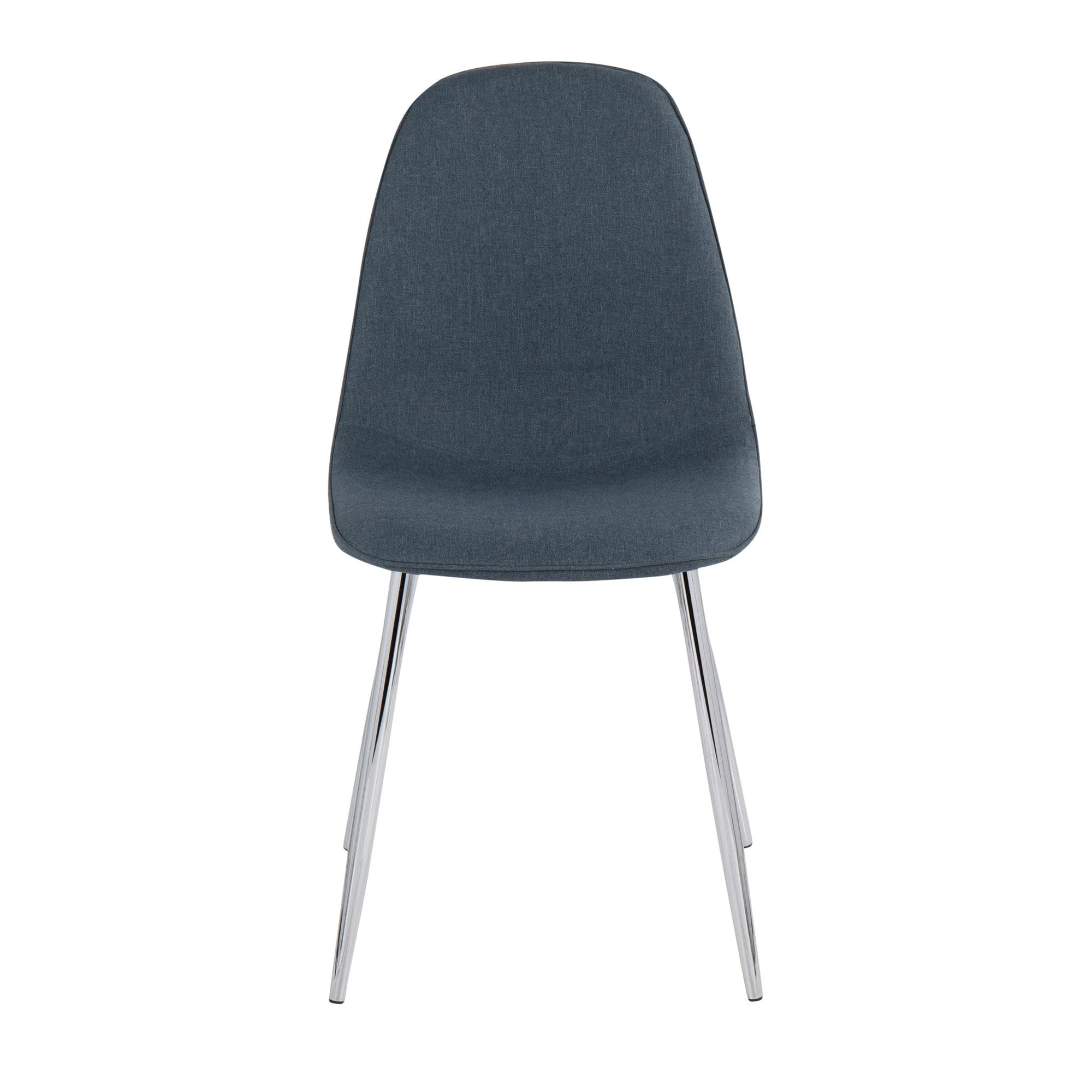 LumiSource Pebble Chair - Modern Upholstered Dining Chairs Set of 2, Comfortable Kitchen & Dining Table Chairs for Home, Restaurant, or Office Use