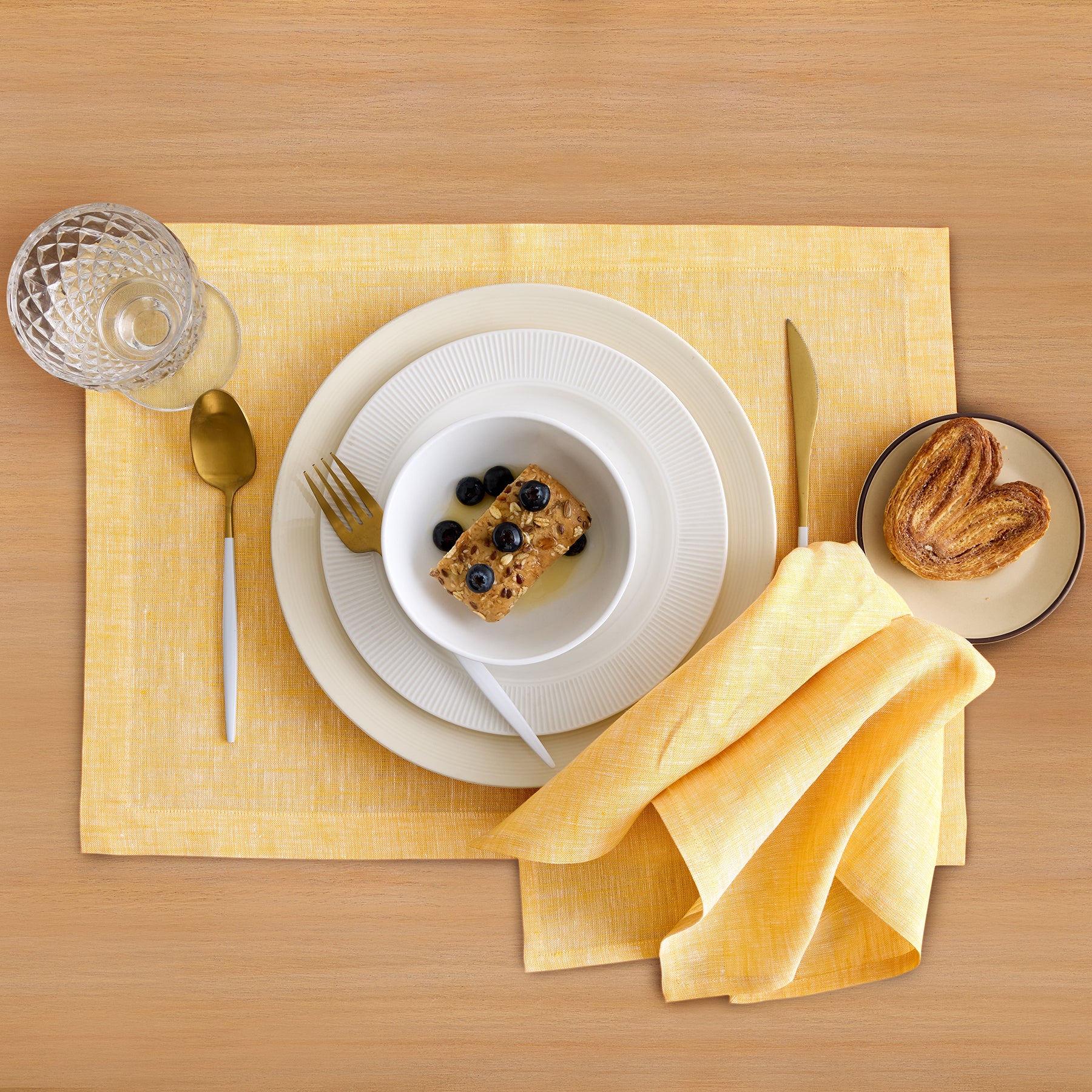 Premium Linen Napkins Set - Soft & Elegant for Dining, Parties & Special Occasions - Athena Collection
