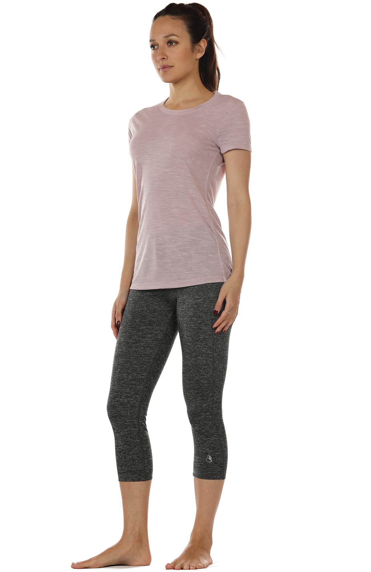 ICY ZONE Women's Workout Shirts - Breathable Yoga Tops & Gym Clothes for Running, Exercise & Fitness (2-Pack) | Perfect for Yoga, Gym & Outdoor Activities