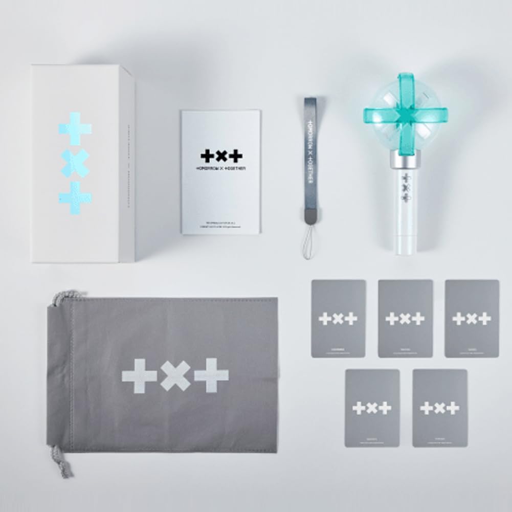 Official TXT Lightstick VER 2 - Multi-Color K-Pop Concert Light Stick with Flashing Modes | Perfect for MOA Fans, Concerts, Parties & K-Pop Collections (TXT Merchandise Souvenir)