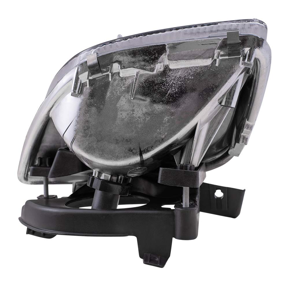 Brock Replacement Halogen Headlights Set - Driver & Passenger Side Compatible with 1995-2002 Pontiac Sunfire (Part #16530151, 16530152) | High Visibility Lighting for Night Driving & Improved Road Safety