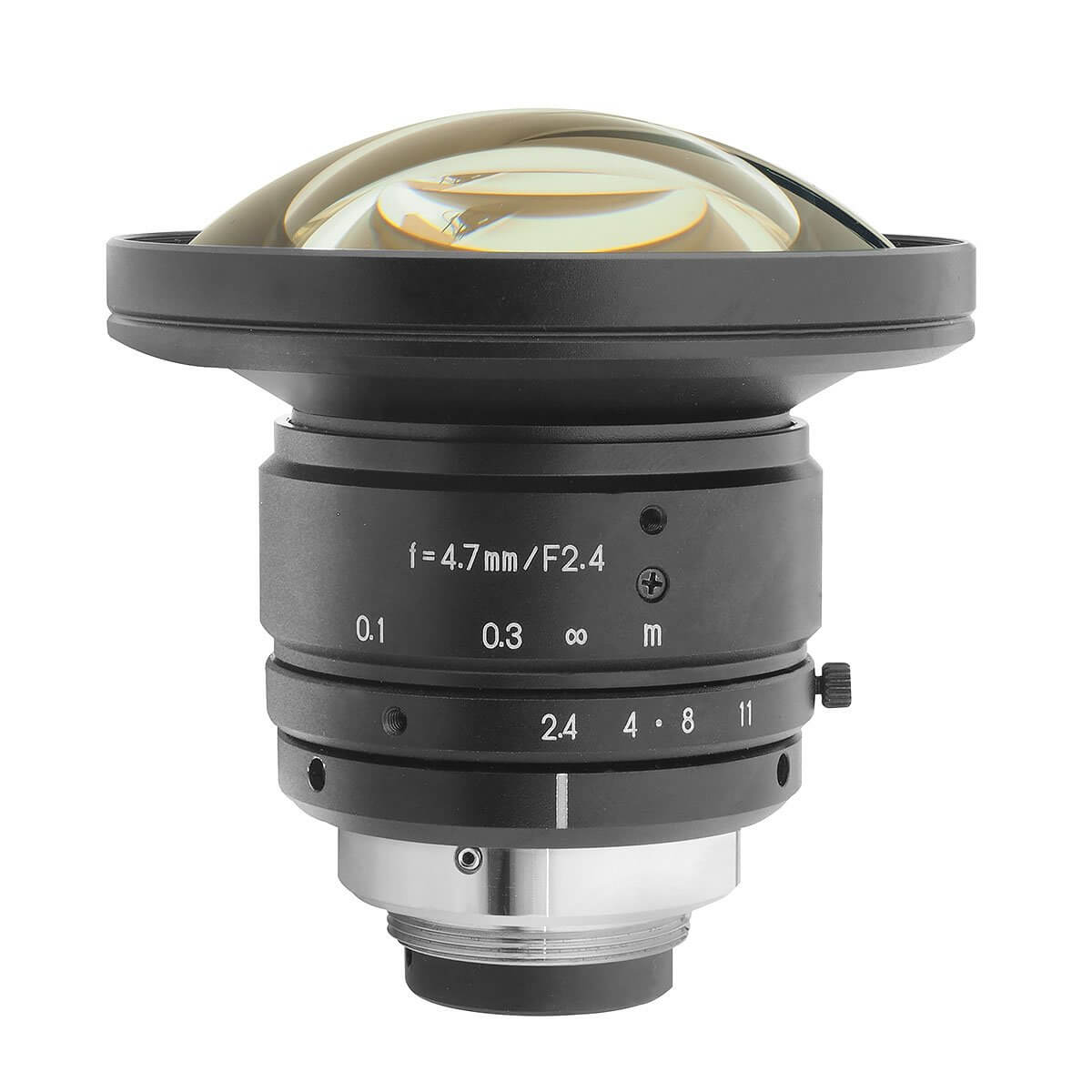 LM4HC 1.2MP 4mm F1.4 C Mount Lens for CCTV Security Camera, Machine Vision & Industrial Inspection - High Performance Low Light Wide Angle Lens